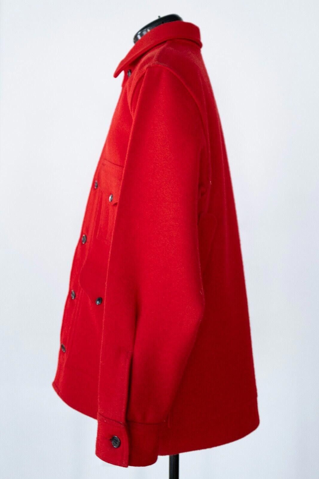 Filson Vintage '95 Filson Fire-Engine Red Mackinaw Cruiser Sz. M Size US M / EU 48-50 / 2 - 2 Thumbnail