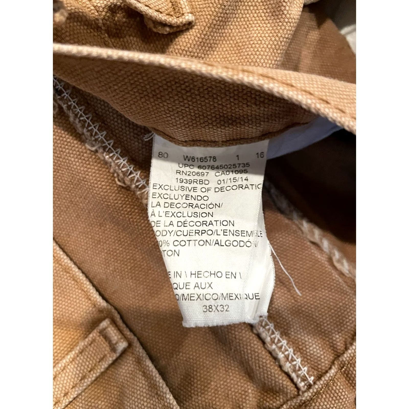 Dickies VINTAGE Dickies Work Pant Pants Mens 38x32 Brown Cargo Straight 80s 90s Grunge Hip Hop Hipster Logo Size US 38 / EU 54 - 7 Thumbnail