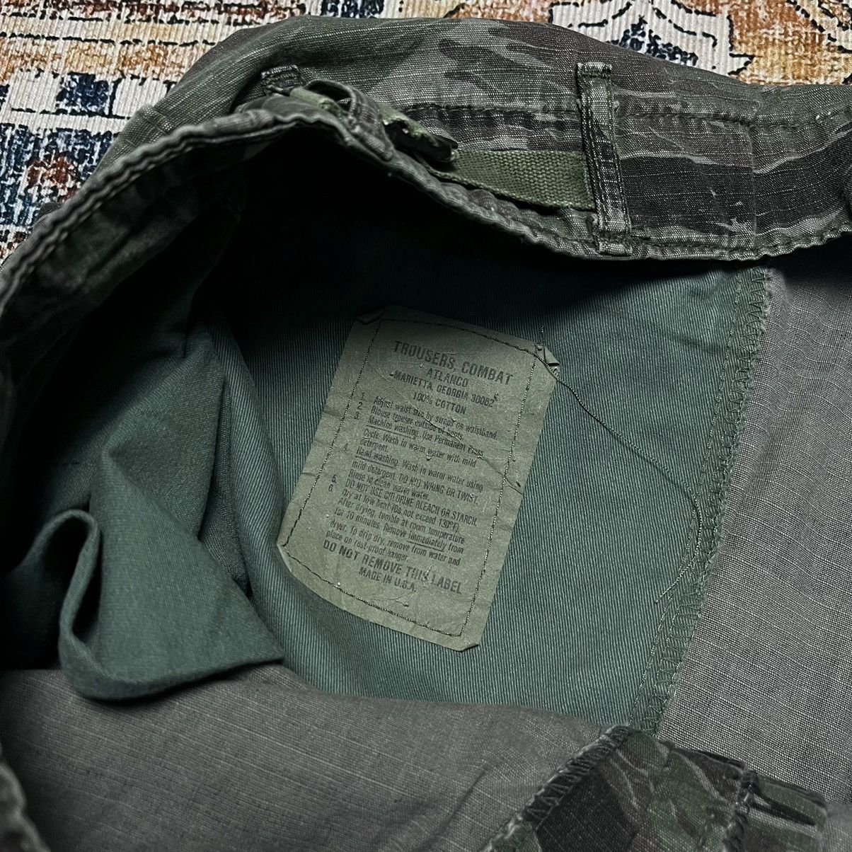 Vintage Vintage Military Trousers Cargo Pants Size US 34 / EU 50 - 3 Thumbnail
