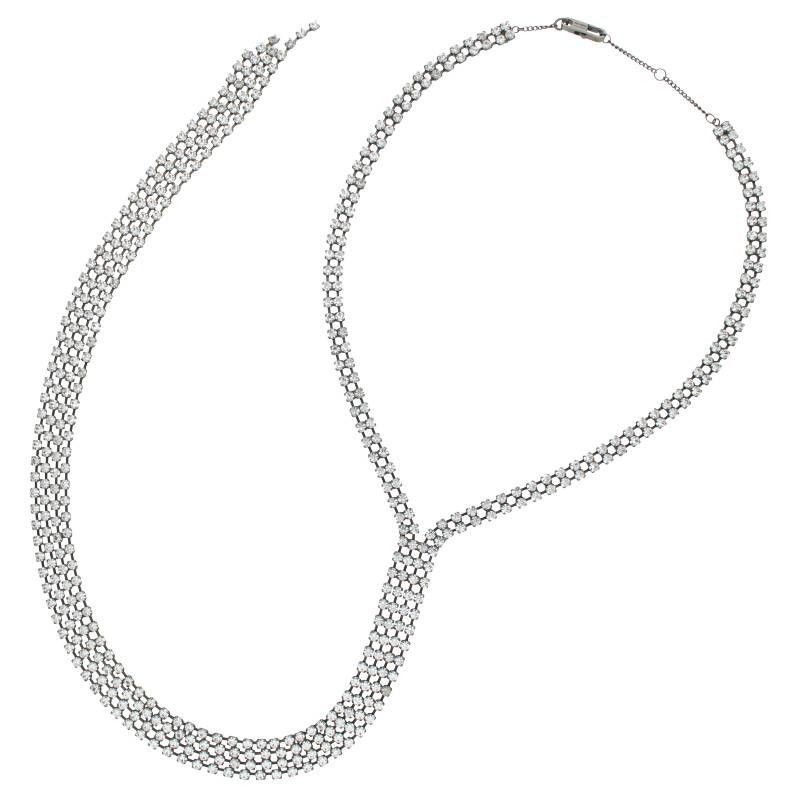 Celine o1bcso1str1024 Size: OS/DUP/ Triangle Necklace in Silver | Grailed
