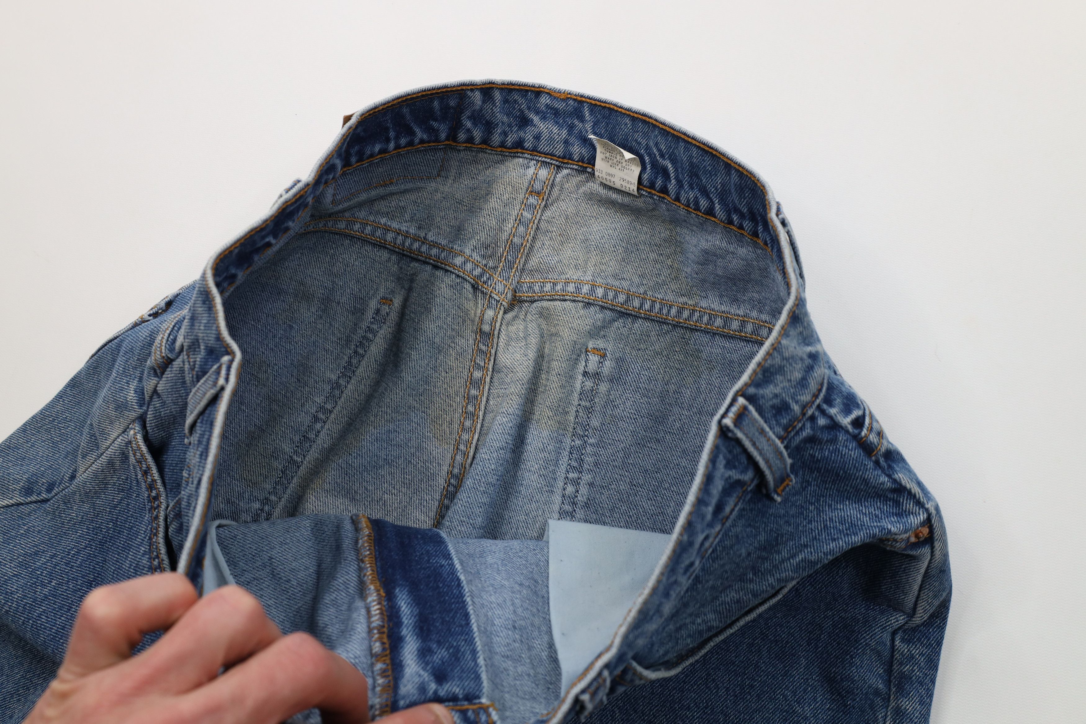 Levi's Vintage 90s Levis 505 Orange Tab Regular Straight Leg Jeans Size US 38 / EU 54 - 9 Thumbnail