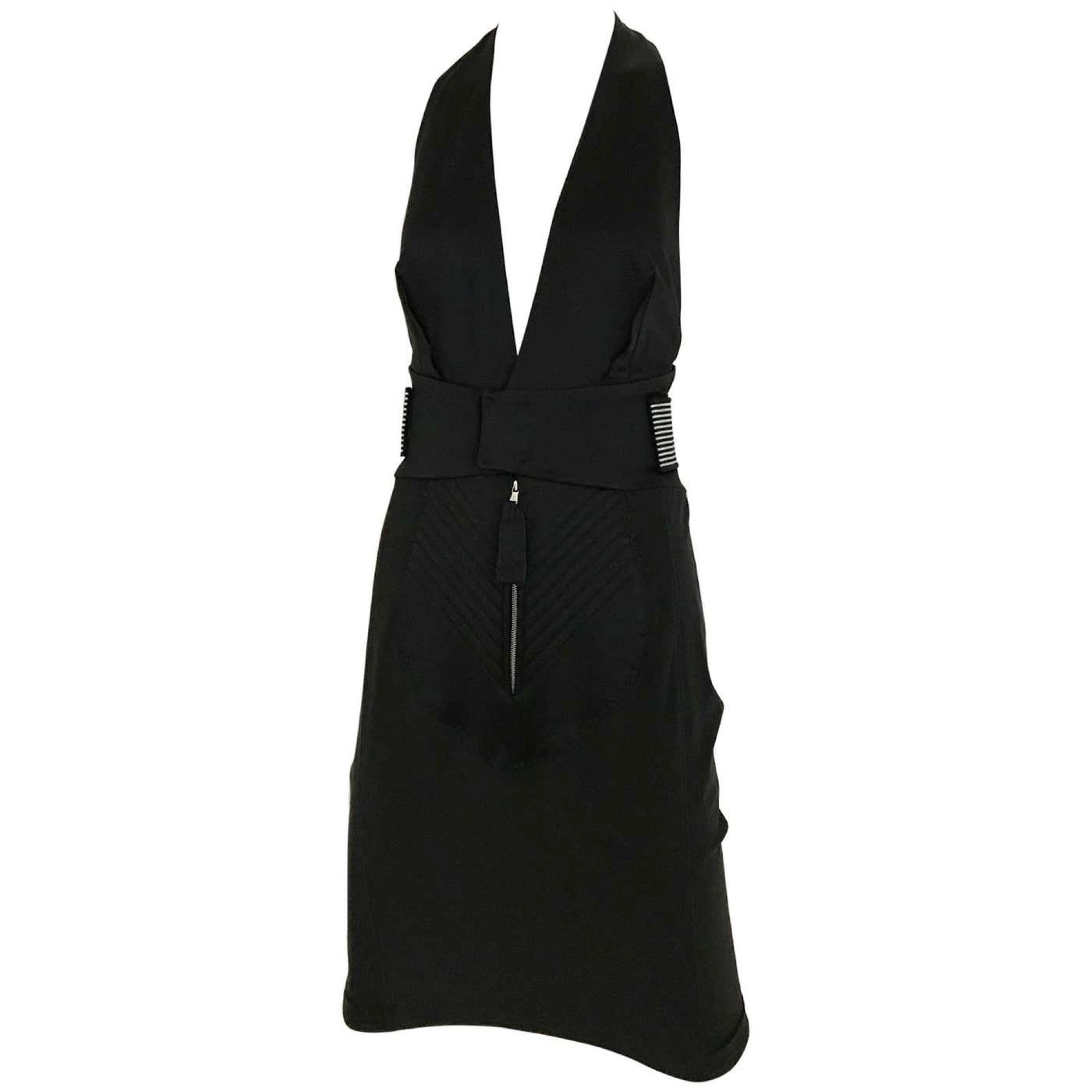 Jean Paul Gaultier Jean Paul Gaultier Velcro Padded Halter Bondage Gown Dress Size L / US 10 / IT 46 - 5 Thumbnail