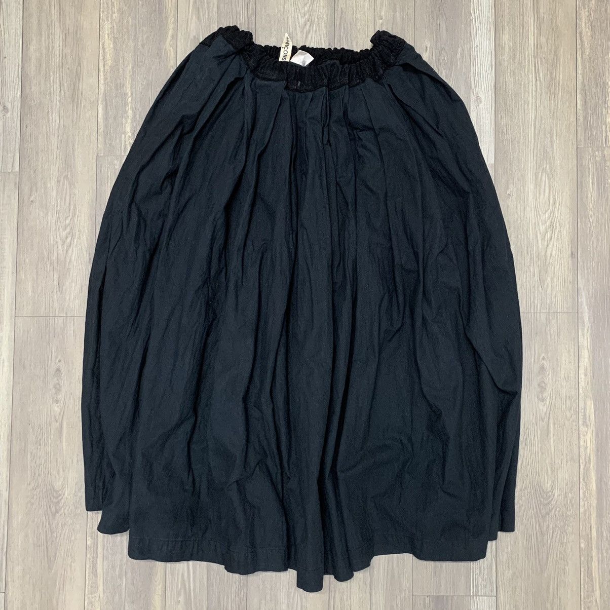 Comme des Garcons 1980s Comme des Garçons Pleated Flare Midi Skirt ...