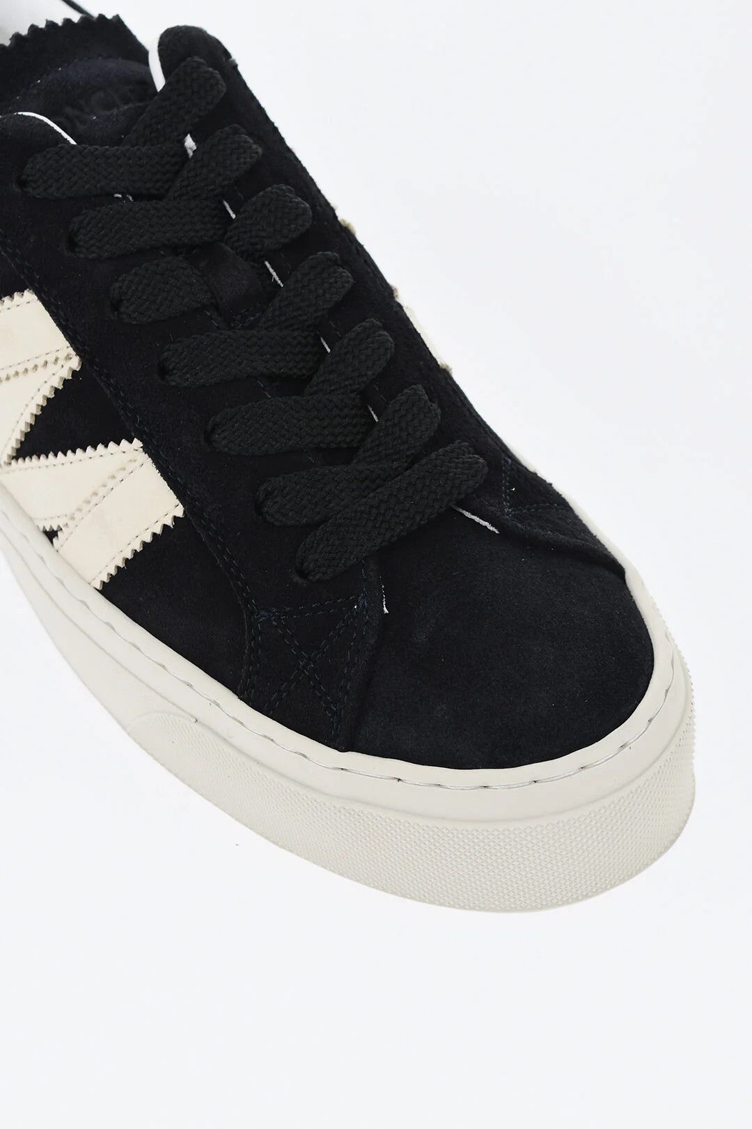 Moncler og1mm0426 Low-Top Suede Sneakers in Black Size US 7 / EU 40 - 2 Thumbnail