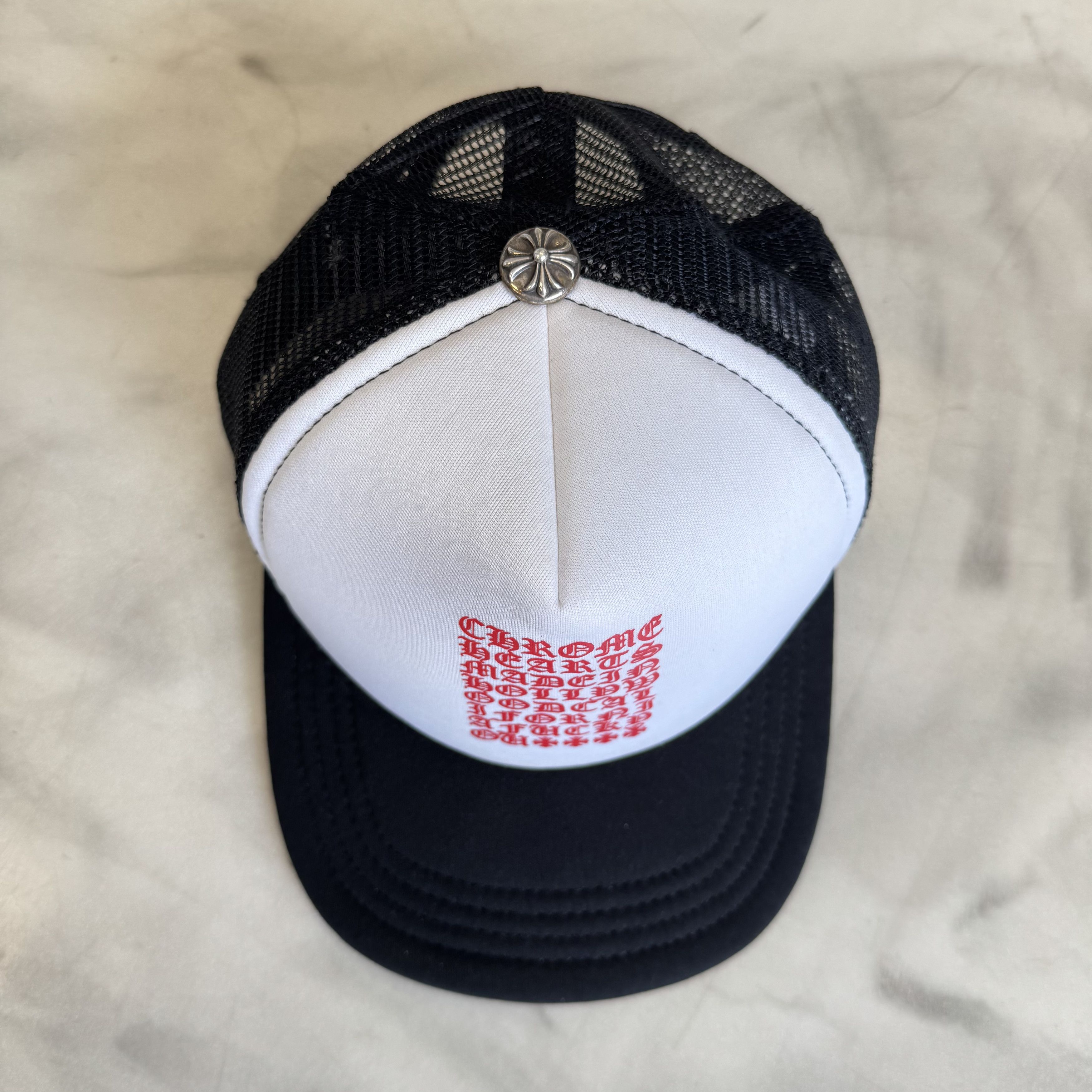 Chrome Hearts CHROME HEARTS EYECHART TRUCKER HAT Size ONE SIZE - 3 Thumbnail