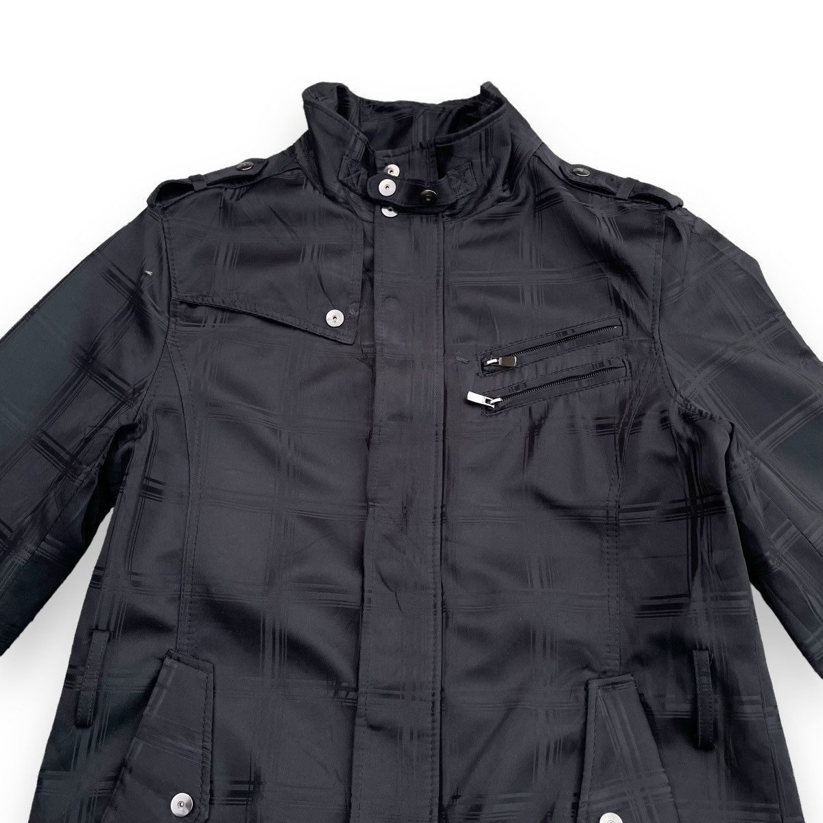 If Six Was Nine × Japanese Brand × Seditionaries 🇯🇵 DOUBLE FOCUS BUTTON UP FULL ZIP PUNK GOTHIC Size US L / EU 52-54 / 3 - 3 Thumbnail