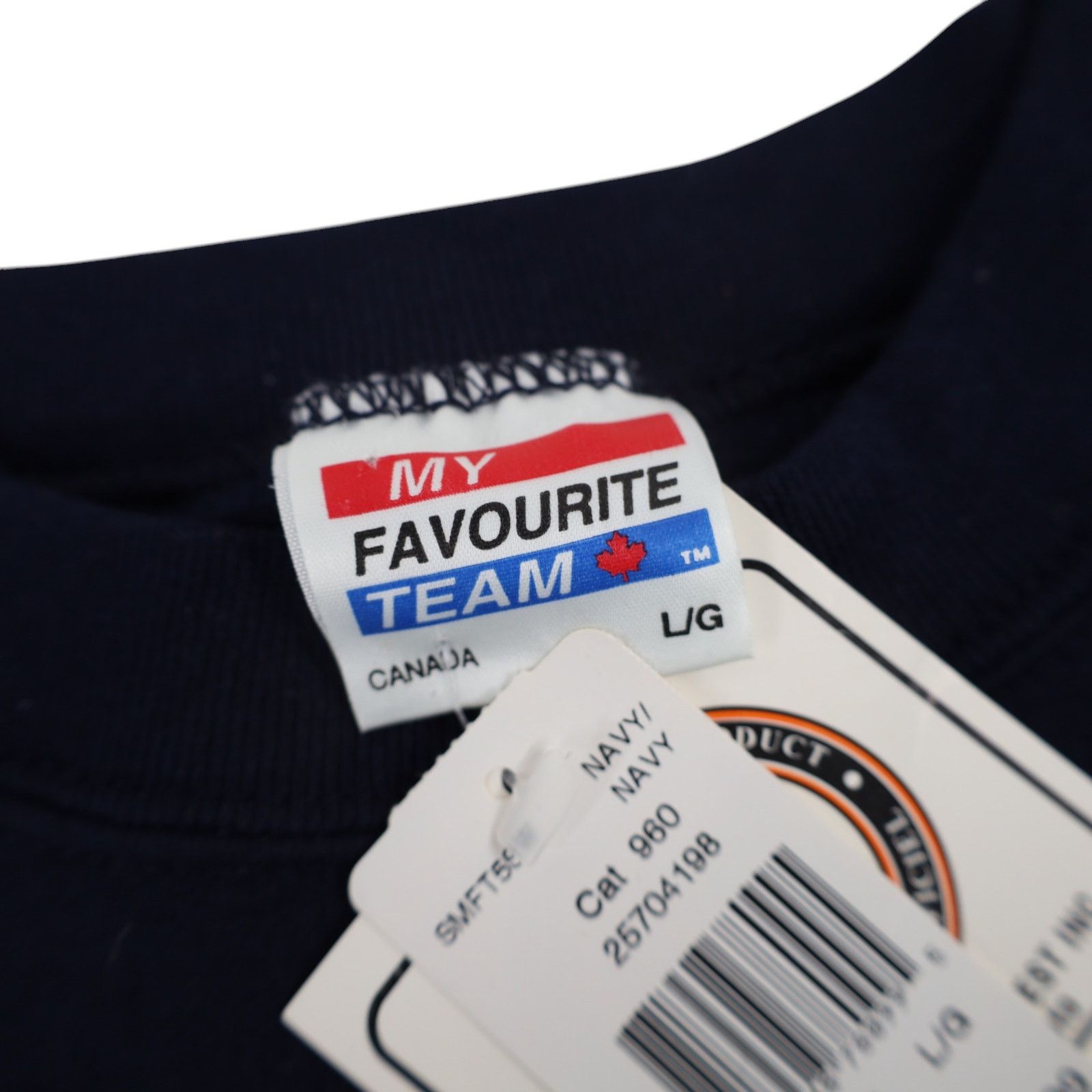 NHL × Vintage VTG NWT Starter Vancouver Canucks Hockey Graphic Sweatshirt Size US L / EU 52-54 / 3 - 7 Thumbnail