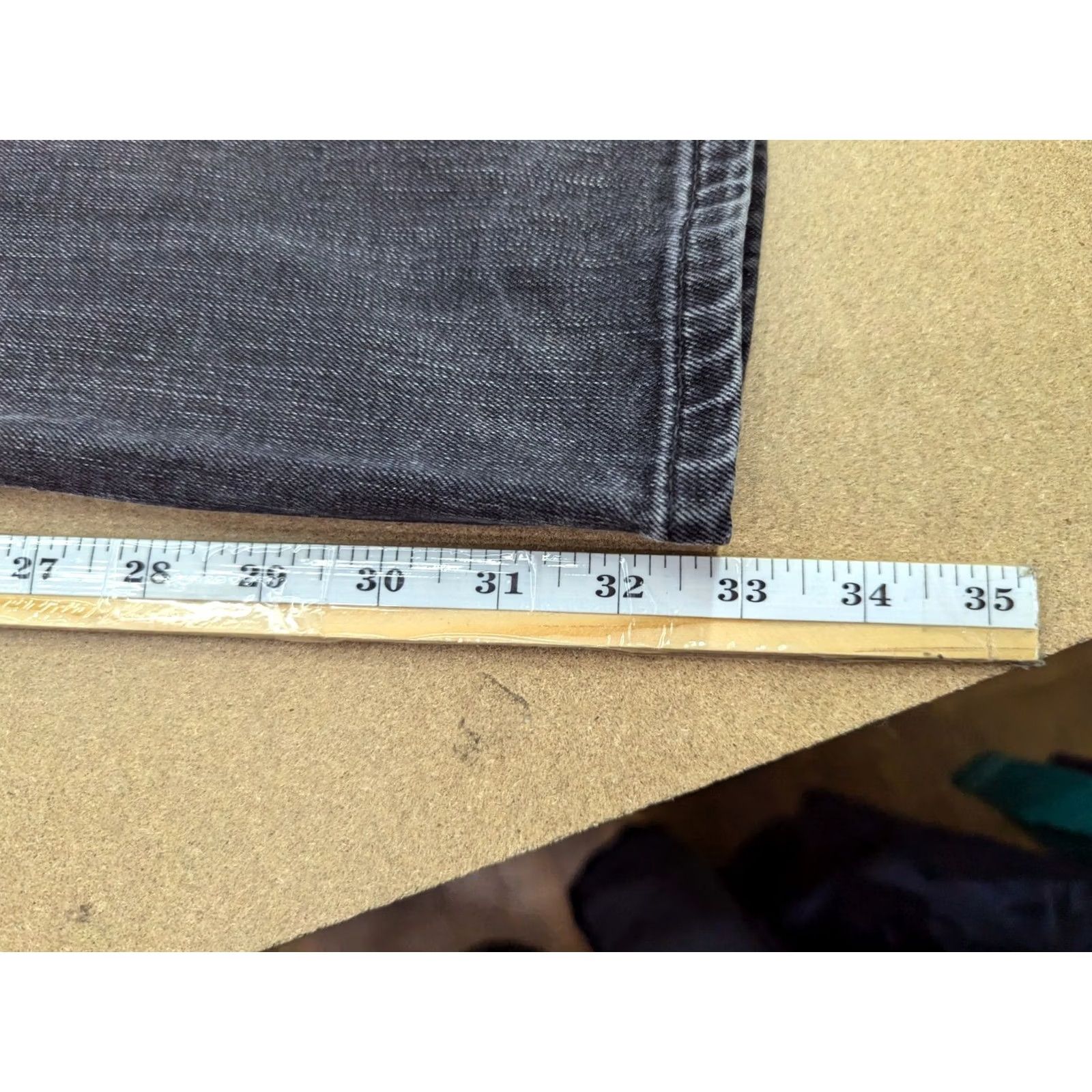 Nudie Jeans Nudie Jeans Grim Tim Mens 31x33 Denim Low Rise Gray Button Fly Jeans Mens Regular Size 31 Gray Denim Straight Pockets VINTAGE No Size US 31 - 5 Thumbnail