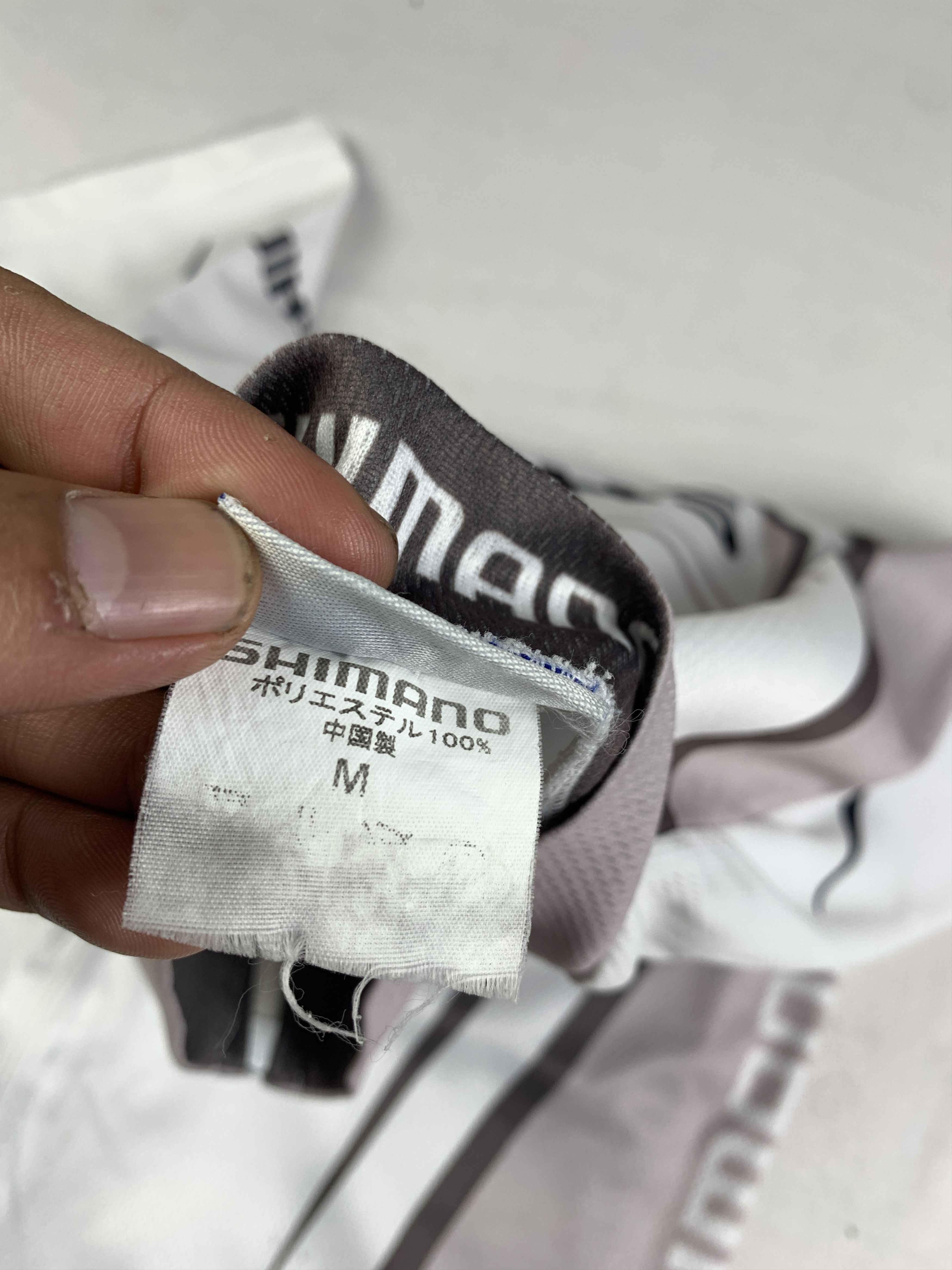 Japanese Brand Shimano White Tribal Cyclist Jersey (M) Size US M / EU 48-50 / 2 - 6 Thumbnail
