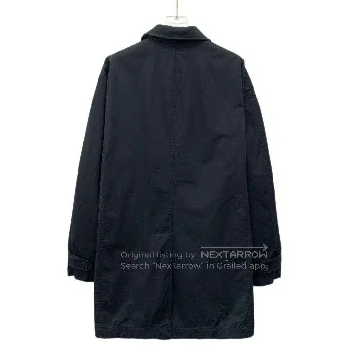 Burberry Burberry Black Cotton Lapel Long. Size US M / EU 48-50 / 2 - 2 Thumbnail