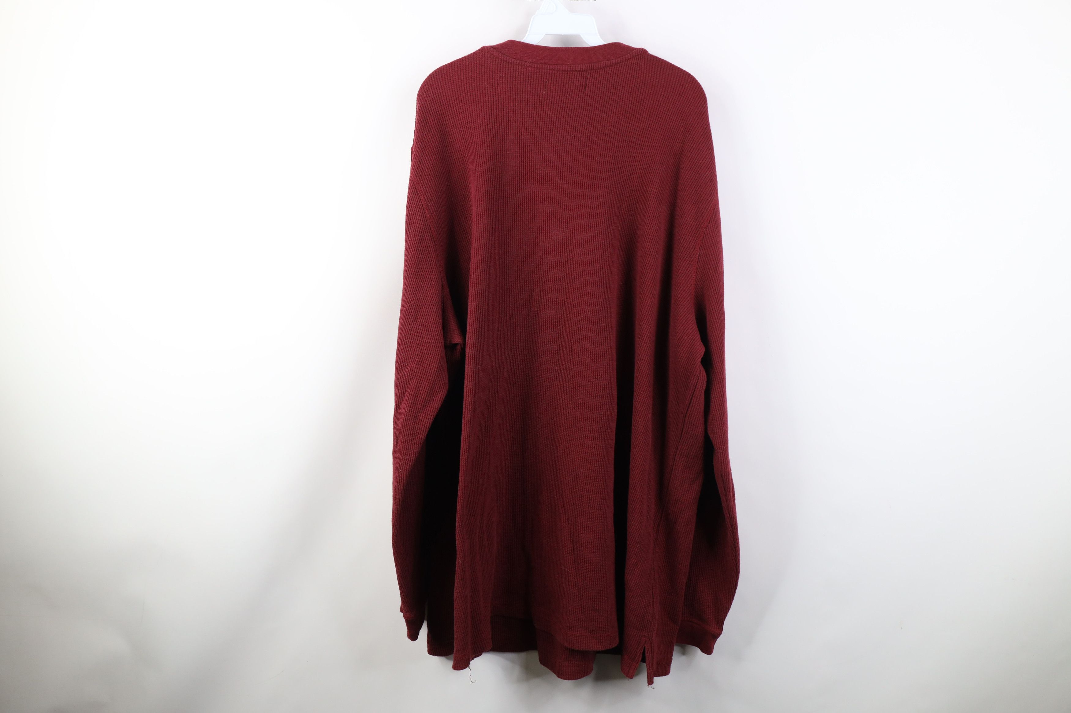 Vintage Vintage 90s Streetwear Knit Long Sleeve Henley T-Shirt Size US XXL / EU 58 / 5 - 10 Thumbnail