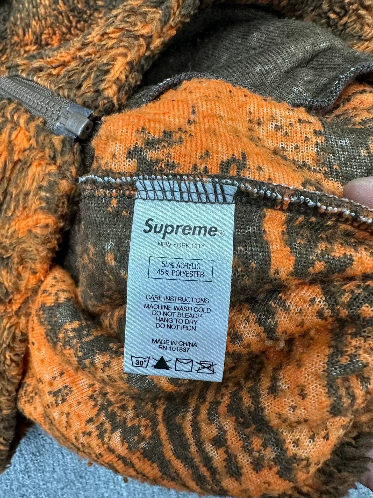 Supreme Supreme Wolf Totem Fleece Jacket Size US M / EU 48-50 / 2 - 4 Thumbnail