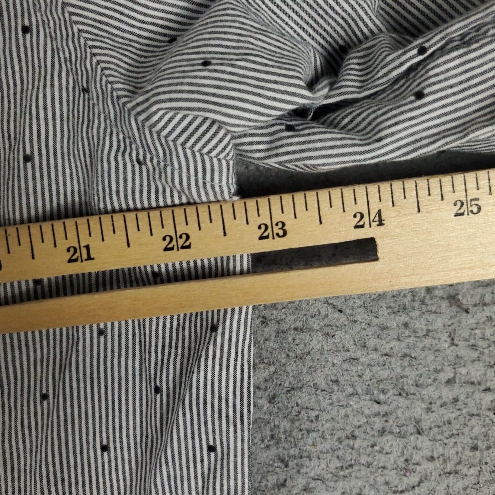 John Varvatos John Varvatos Button-Up Shirt Mens XL Gray Striped Long Sleeve Casual Size US XL / EU 56 / 4 - 5 Thumbnail