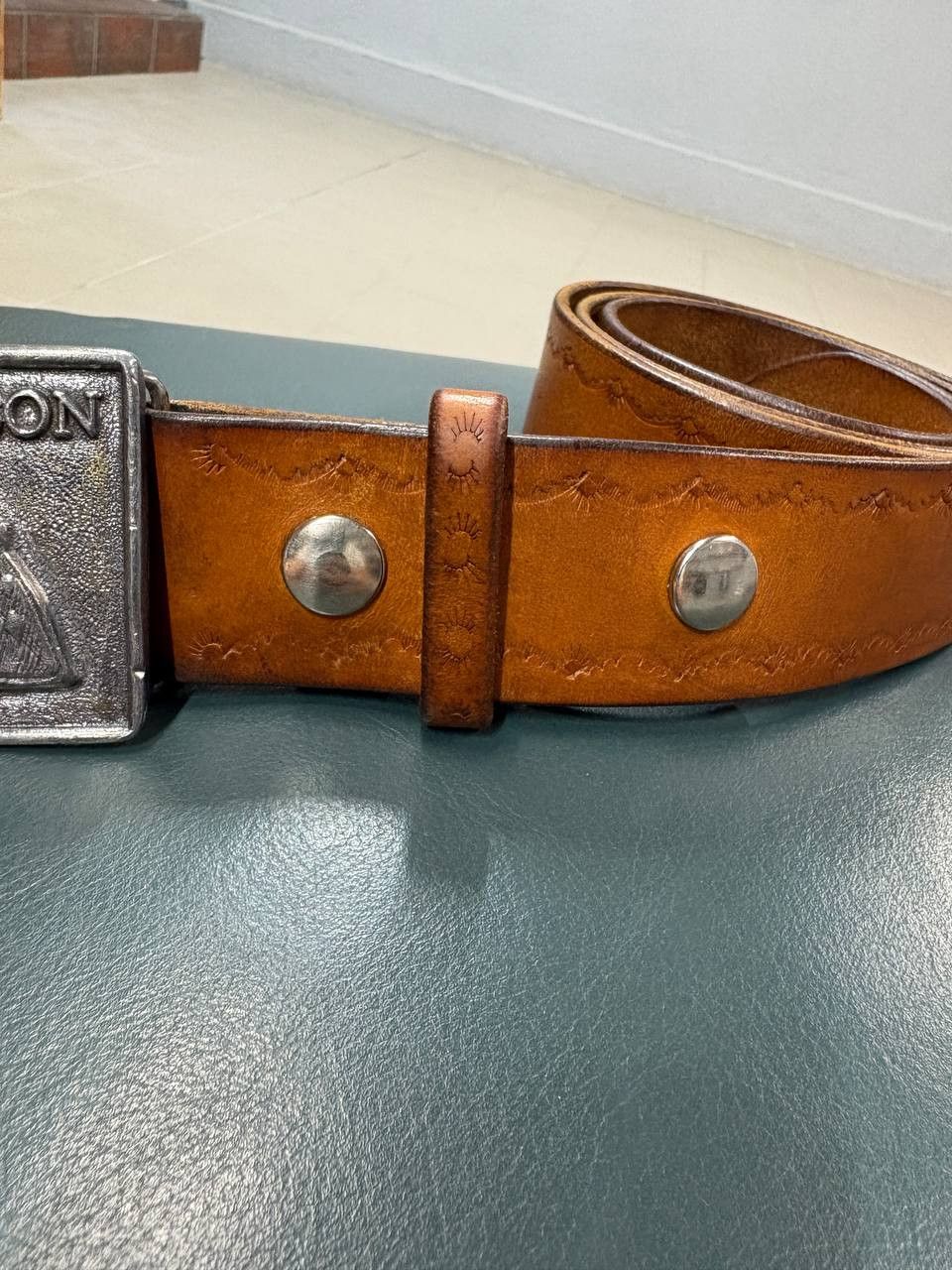 Other Smith Wesson mens leather belt 44 Magnum Size ONE SIZE - 4 Thumbnail