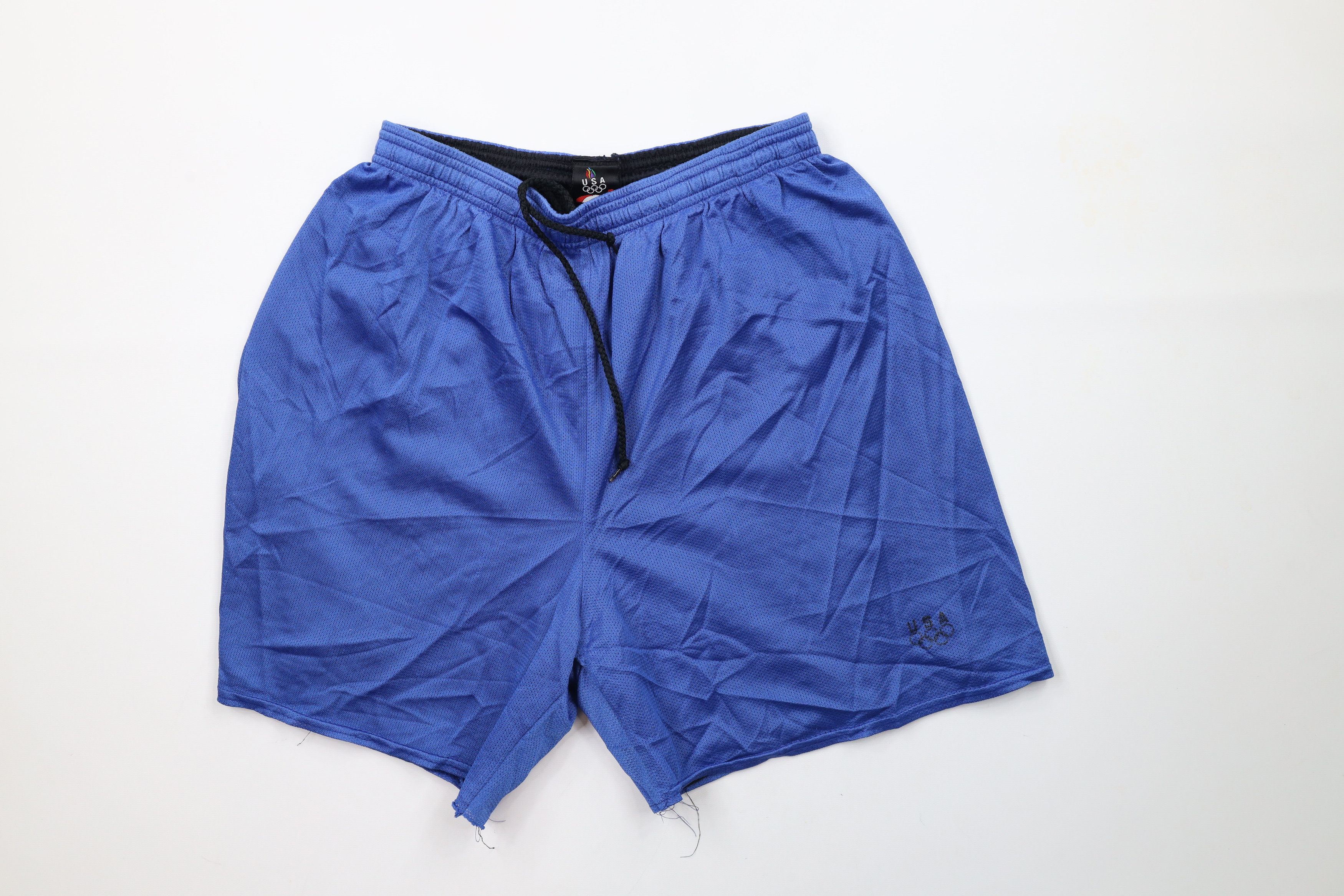 Vintage Vintage 90s USA Olympics Reversible Above Knee Shorts Size US 32 / EU 48 - 6 Thumbnail