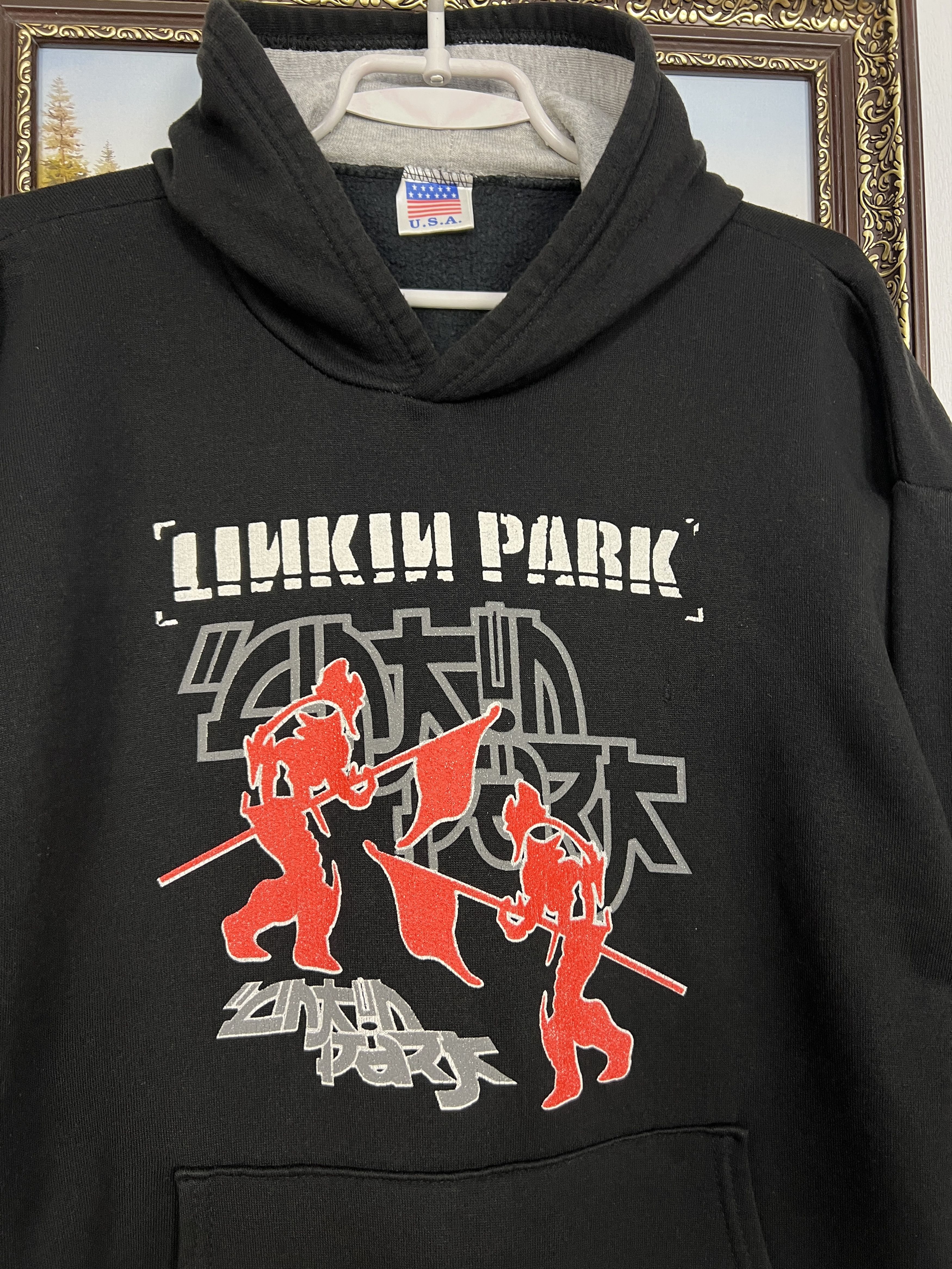Vintage Vintage Linkin Park Hoodie Hybrid Theory Over Print Jacket Size US S / EU 44-46 / 1 - 3 Thumbnail