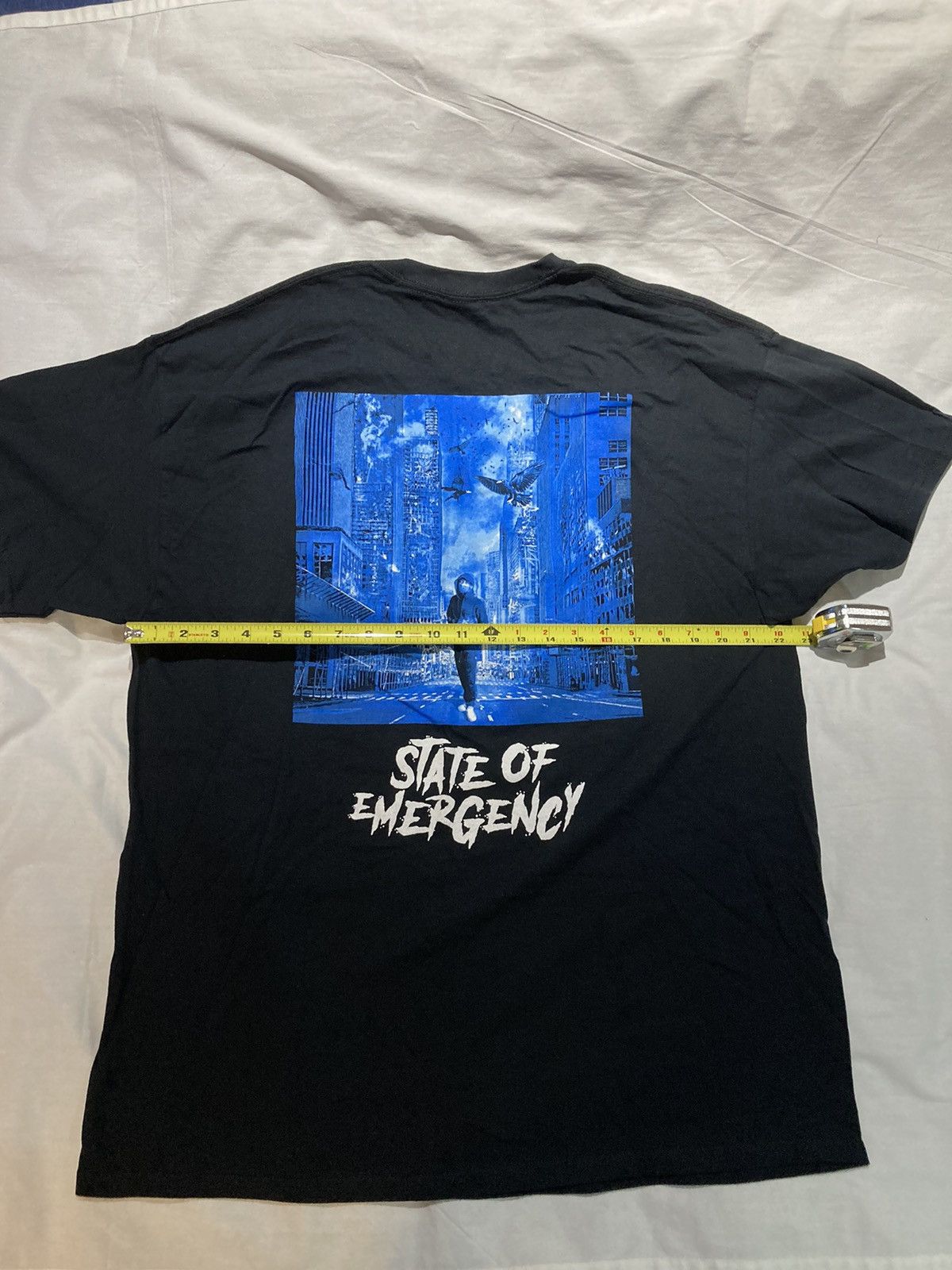 Lil Tjay State of Emergency T-shirt, size L, Official Merch!