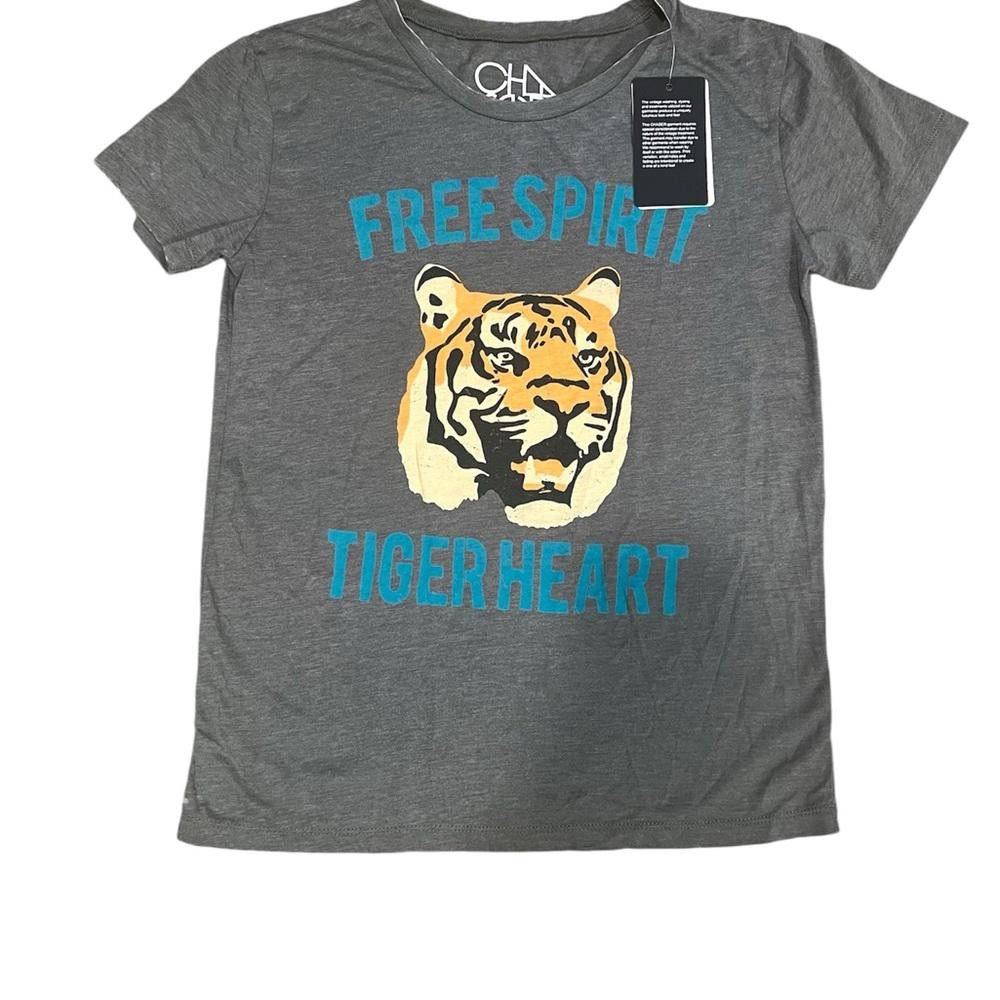 Designer Chaser Free Spirit Tiger Graphic Tee Size S / US 4 / IT 40 - 2 Thumbnail