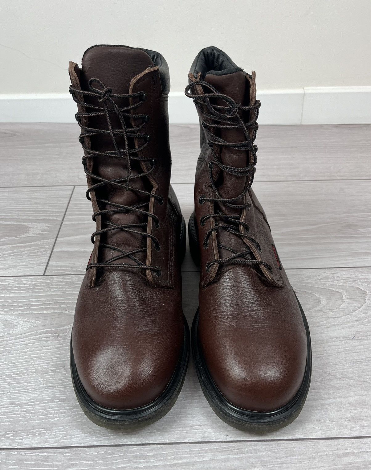 Red Wing Red Wing Industrial Brown Leather Working Boots Size US 11.5 / EU 44-45 - 13 Thumbnail