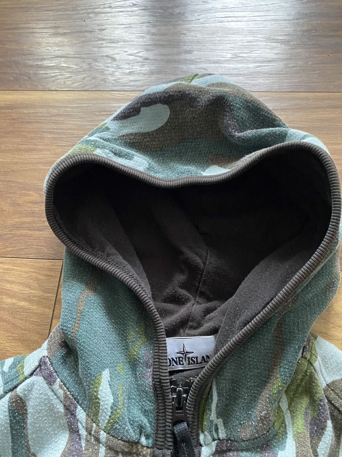 Stone Island Stone Island Flowing Camo Zip hoodie Y2k Swag Size US M / EU 48-50 / 2 - 8 Thumbnail