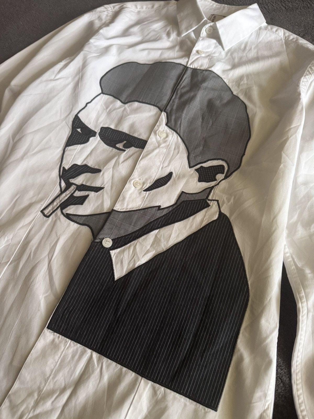 Antonio Marras Antonio Marras shirt face smoke print RARE Size US XS / EU 42 / 0 - 6 Thumbnail
