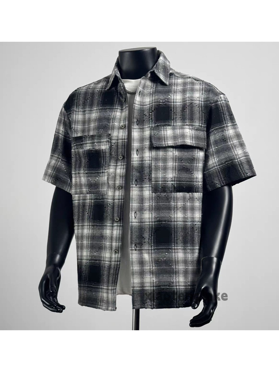 Vintage Unisex utility loose pattern festival plaid yuppie shirt Size US XXL / EU 58 / 5 - 1 Thumbnail