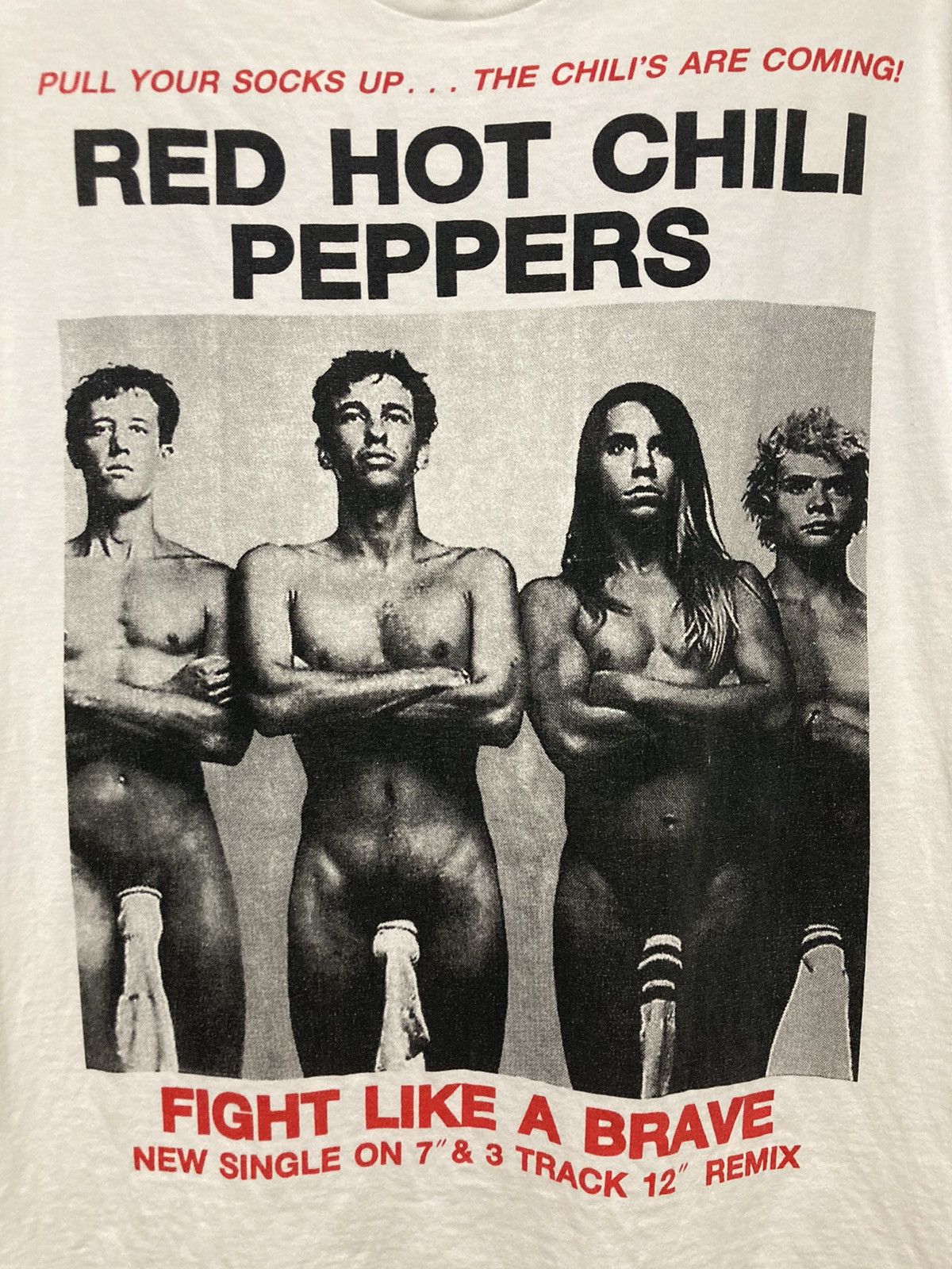 Vintage Vintage Red Hot Chilli Peppers 90s Flght Like A Brave Concert Tour T shirt Size L Size US L / EU 52-54 / 3 - 1 Thumbnail