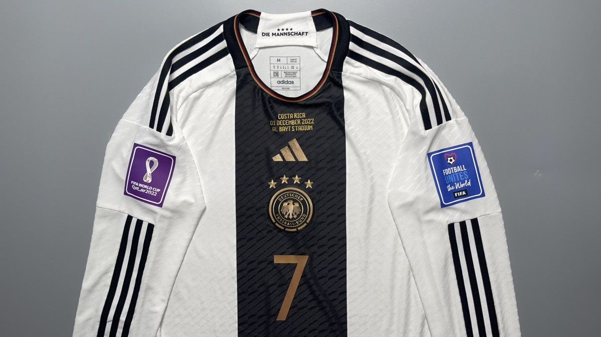 Adidas GERMANY ADIDAS 2022 WORLD CUP SOCCER HOME JERSEY #7 HAVERTZ Size US M / EU 48-50 / 2 - 3 Thumbnail