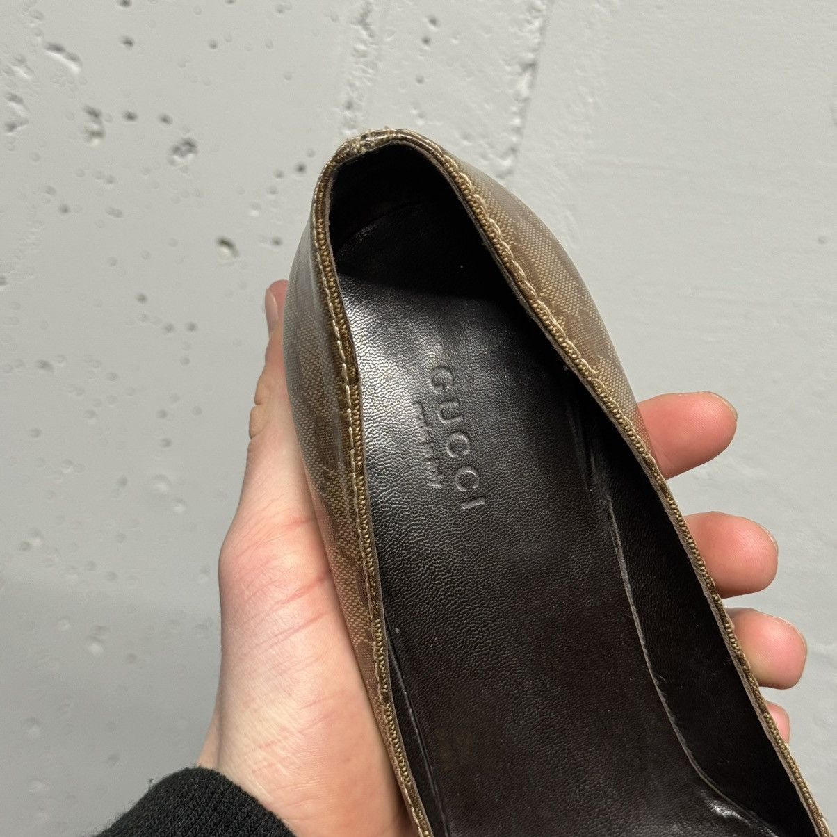 Gucci Vintage gucci monogram woman’s high heels shoes Size US 8 / IT 38 - 5 Thumbnail