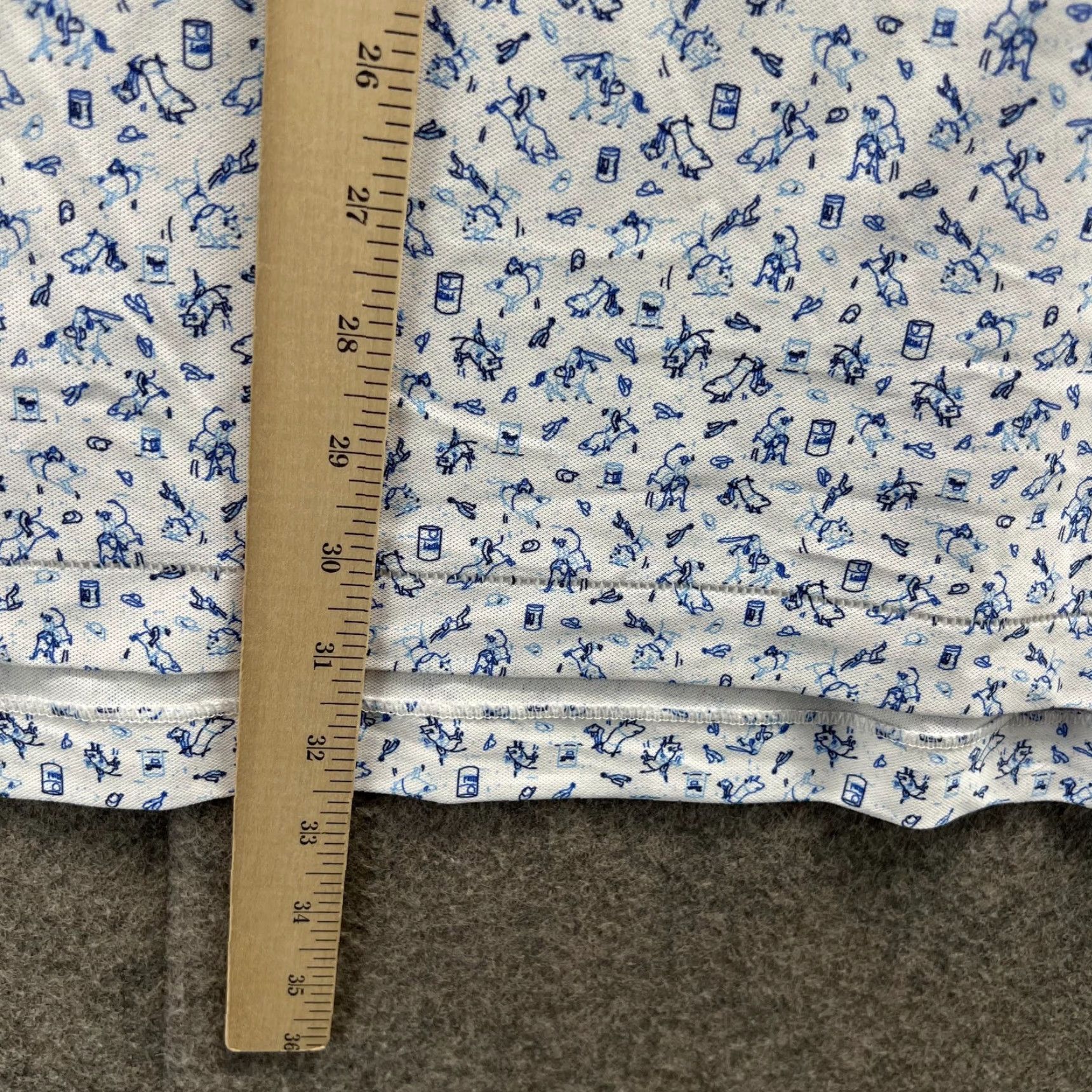 Peter Millar Peter Millar Polo Shirt Mens XL Blue Striped Short Sleeve Button-Up All Seasons Regular Fit Size US XL / EU 56 / 4 - 4 Thumbnail