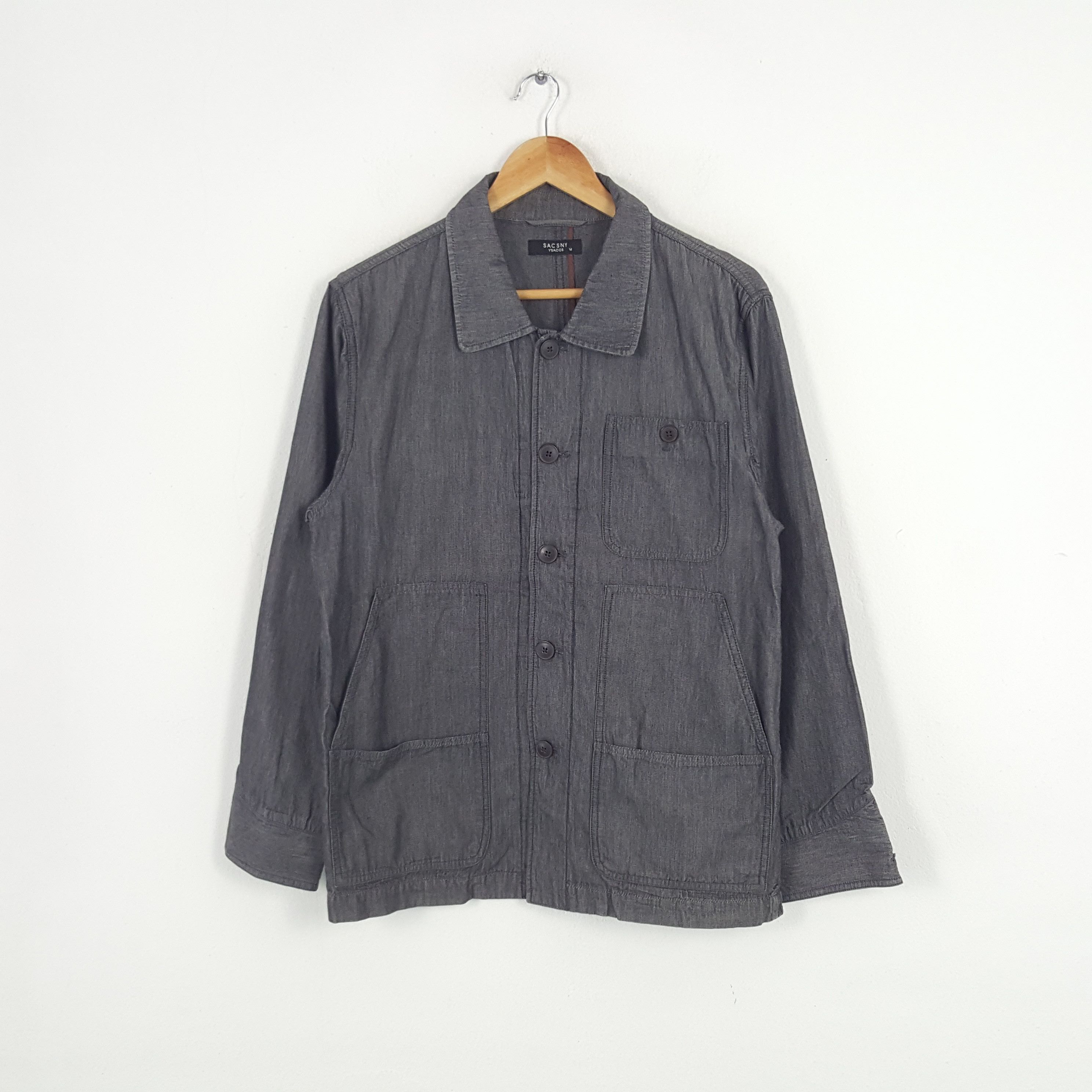 Japanese Brand × Vintage × Yohji Yamamoto Vintage Sacsny by Yohji Yamamoto Designer Custom Art Jacket Size US M / EU 48-50 / 2 - 3 Thumbnail
