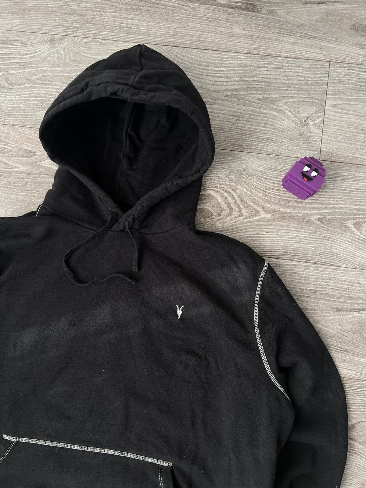 Allsaints Avant Garde Allsaints Amir OTH Embroidered Logo Hoodie Size US L / EU 52-54 / 3 - 5 Thumbnail