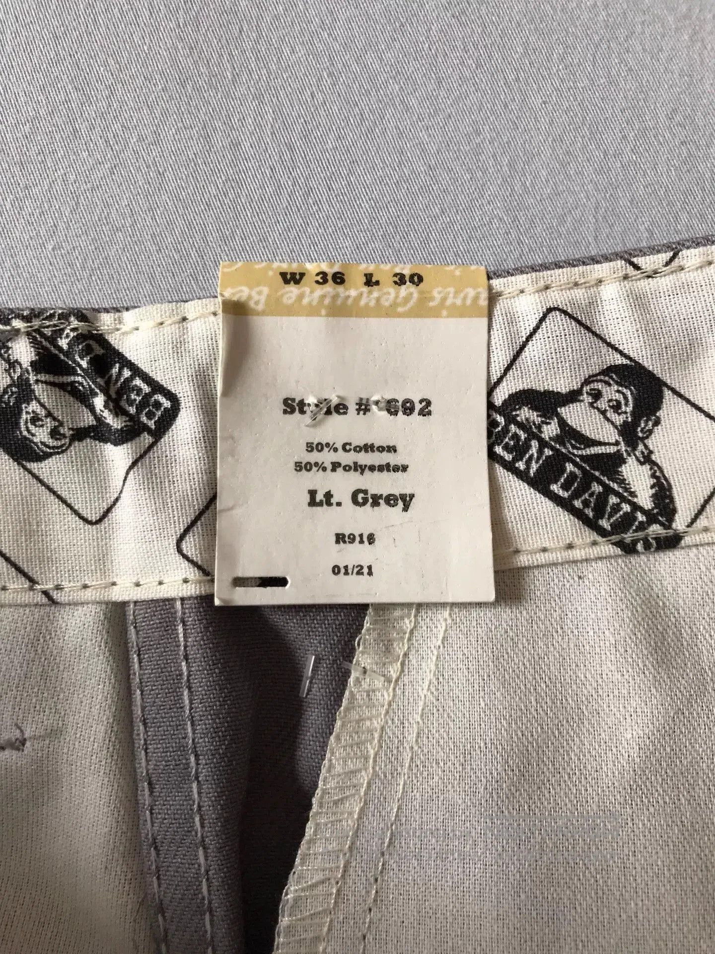 Ben Davis Ben Davis Gray Chino Work Pants W36L30. Size US 36 / EU 52 - 7 Thumbnail