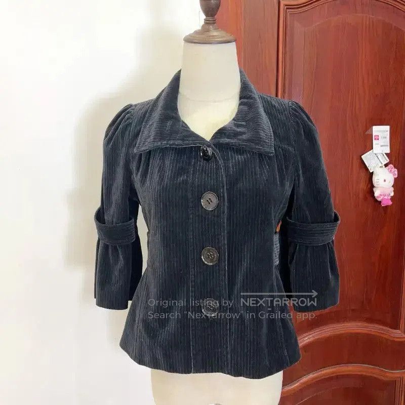 Burberry Burberry Black Cotton Women's Jacket. Size M / US 6-8 / IT 42-44 - 1 Thumbnail