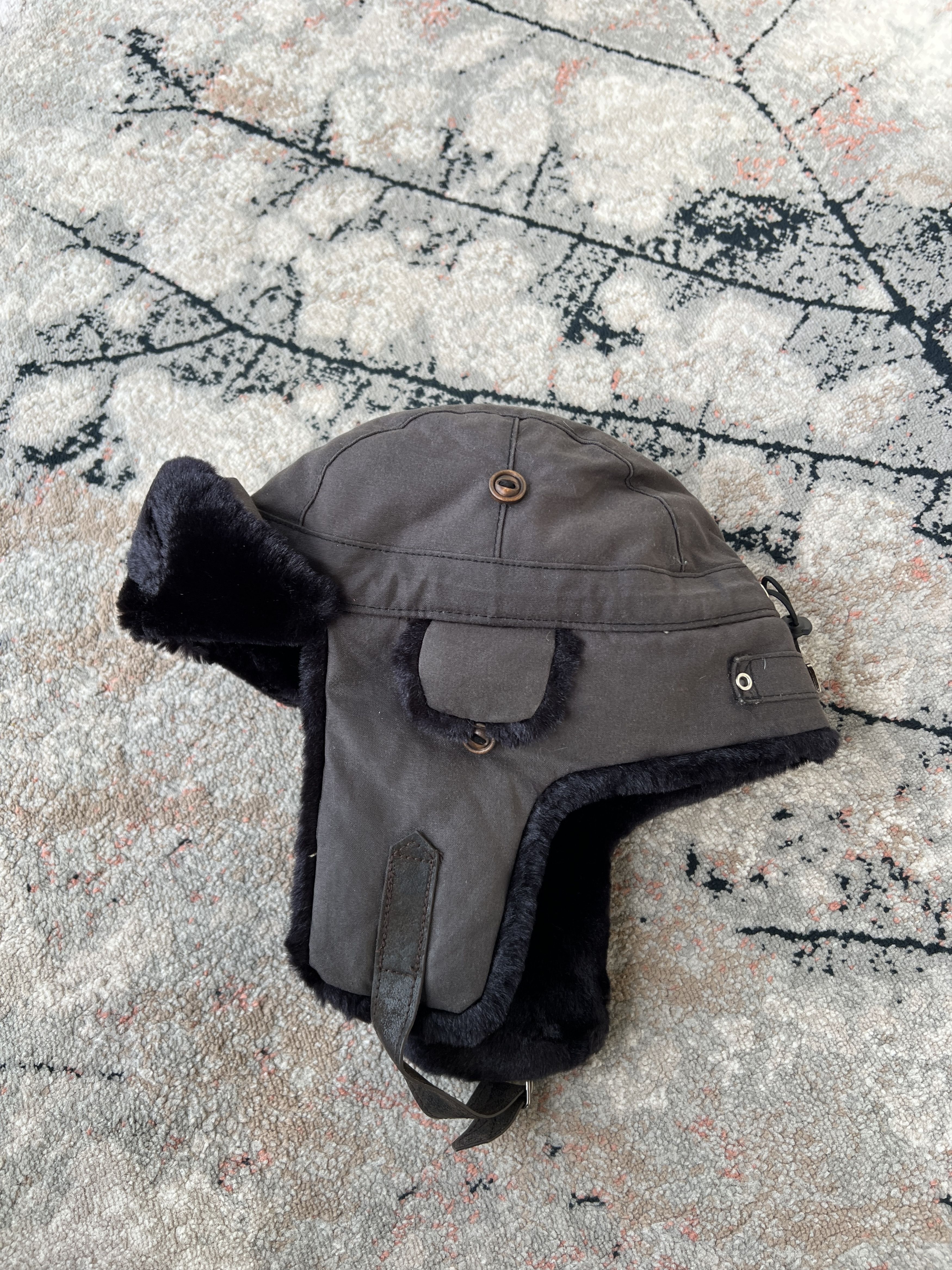 Strellson Strellson Waxed Bomber Hat Size ONE SIZE - 1 Thumbnail