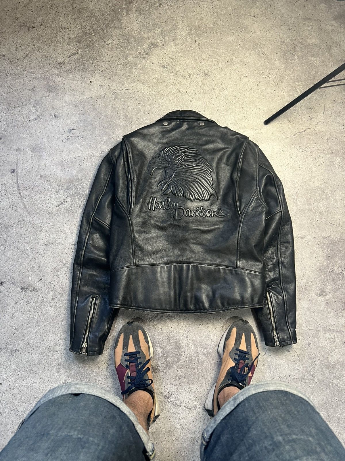Harley Davidson HARLEY DAVIDSON vintage leather jacket Size US M / EU 48-50 / 2 - 3 Thumbnail