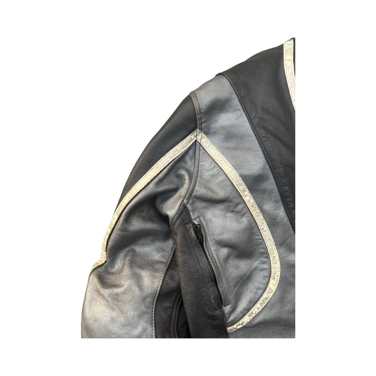Other Vintage AGV SPORT Suzuki Hayabusa Leather Motorcycle Jacket Size US L / EU 52-54 / 3 - 8 Thumbnail
