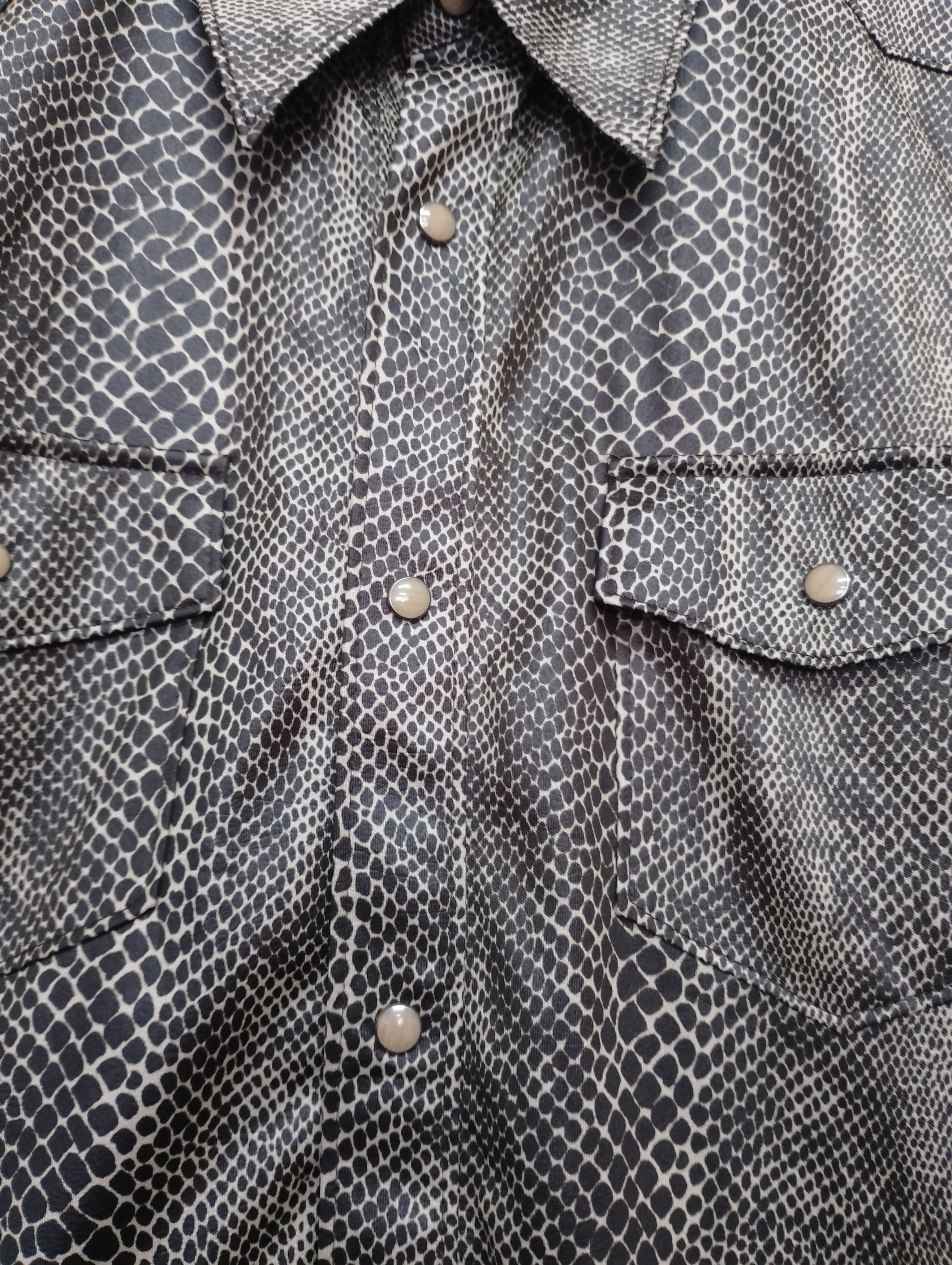 14th Addiction TORNADO MART Snake Skin Fullprint Button Tee Size US M / EU 48-50 / 2 - 6 Thumbnail