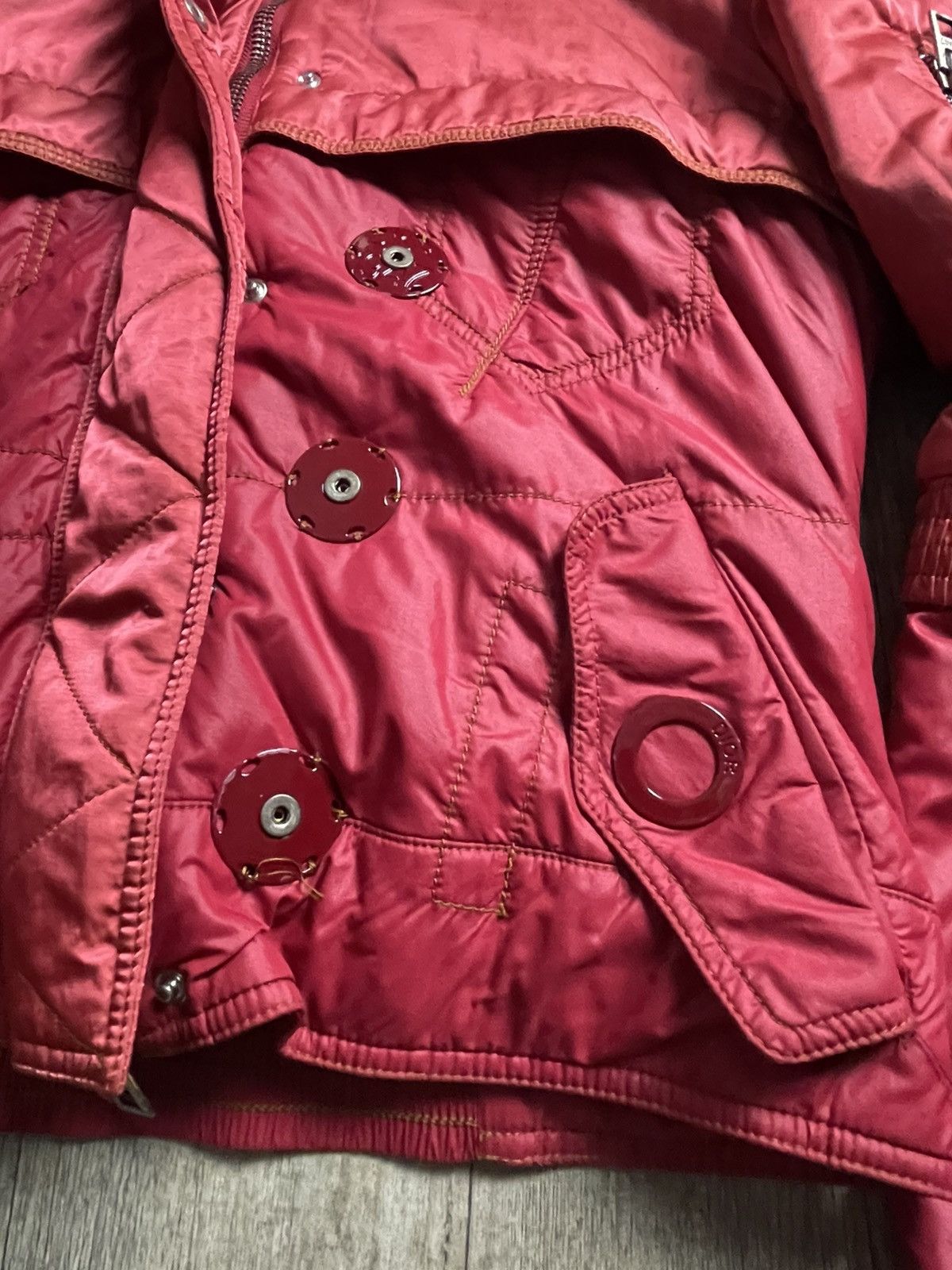 Dior Christian Dior cropped nylon fur hooded Jacket Size M / US 6-8 / IT 42-44 - 4 Thumbnail