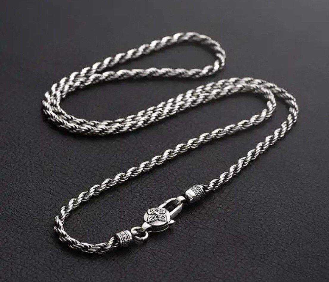 Jewelry 4mm Chain Necklace Size ONE SIZE - 1 Thumbnail
