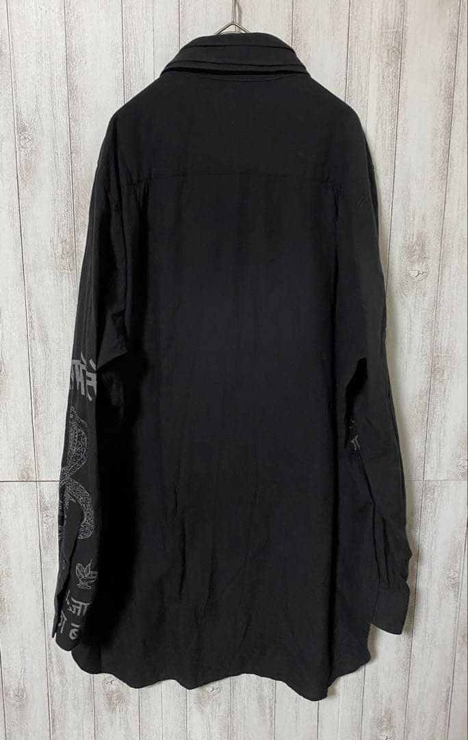 Yohji Yamamoto YOHJI YAMAMOTO POUR HOMME Jamal Pattern three-collar Shirt 3 Size US L / EU 52-54 / 3 - 3 Thumbnail