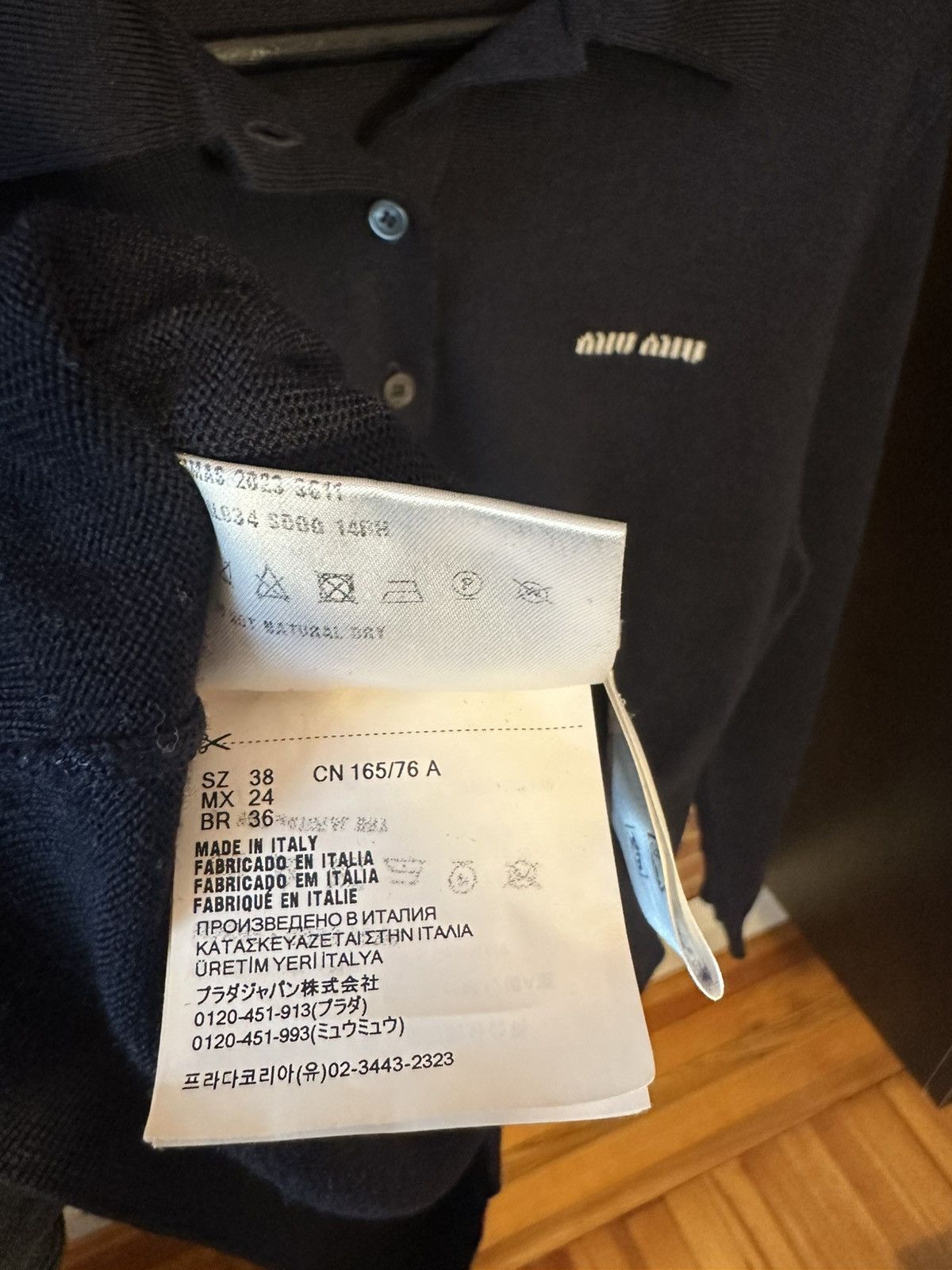 Miu Miu FW/24 Wool Knit Polo Shirt Size US S / EU 44-46 / 1 - 11 Thumbnail