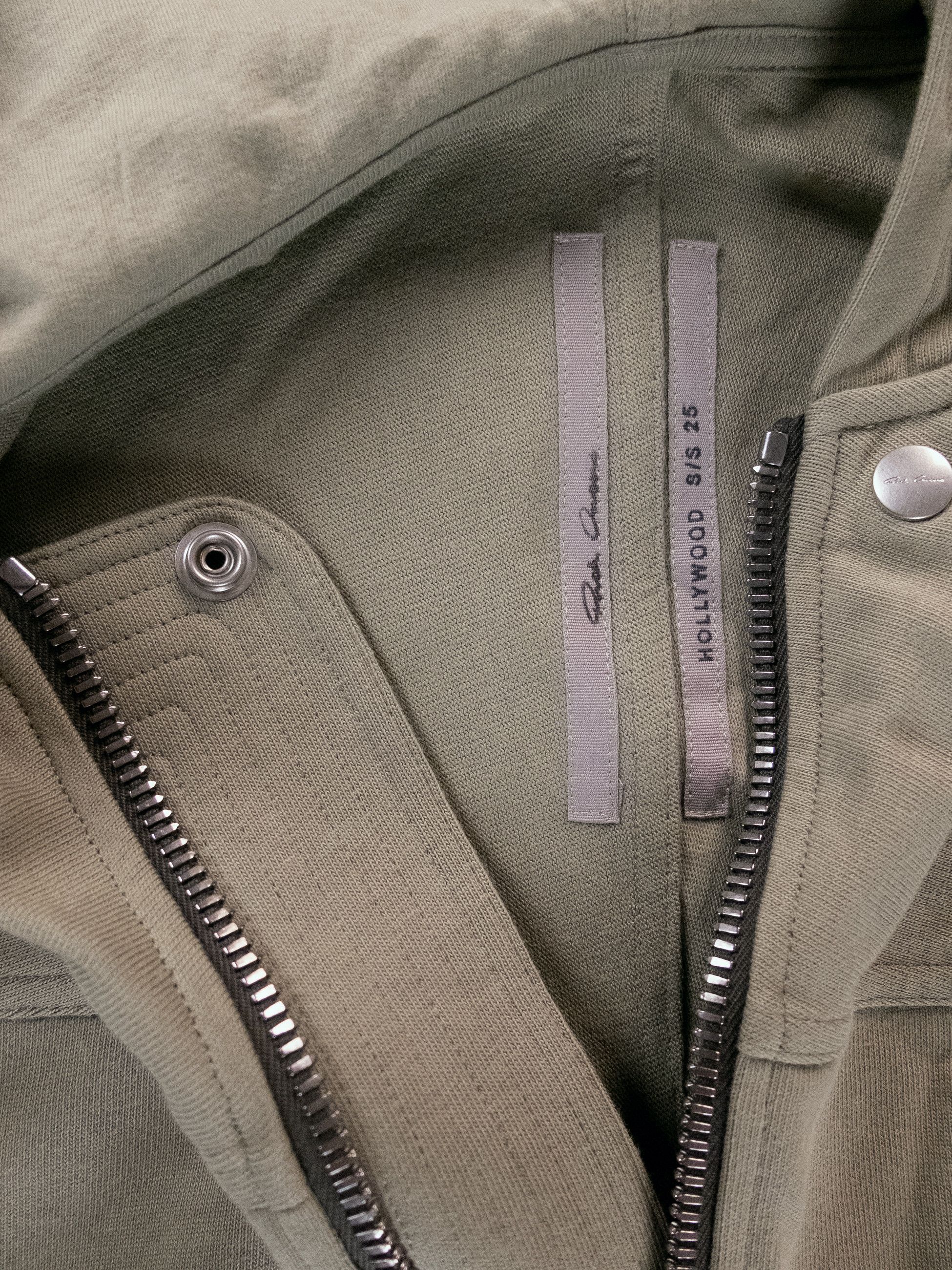 Rick Owens RICK OWENS green zip up cotton hoodie sweatshirt Medium q Size US M / EU 48-50 / 2 - 6 Thumbnail