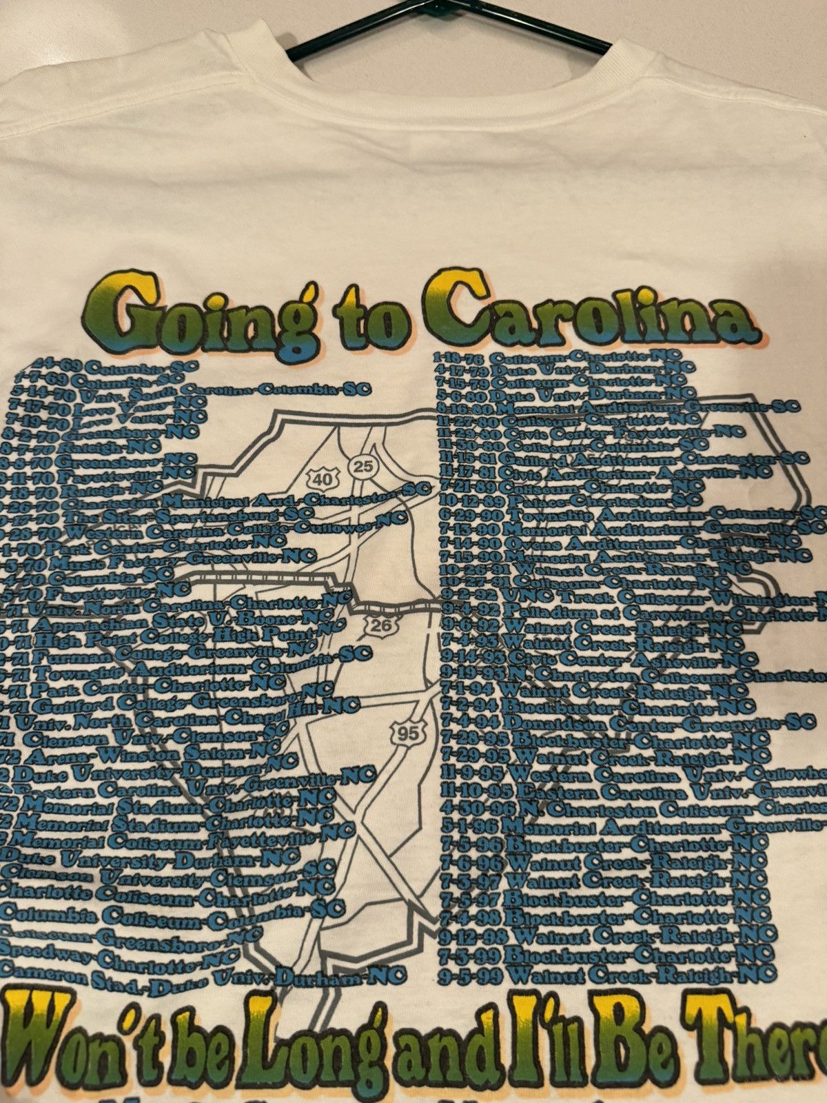 Vintage Vintage 1998 Allman Brothers Band Going To Carolina Size US XL / EU 56 / 4 - 11 Thumbnail