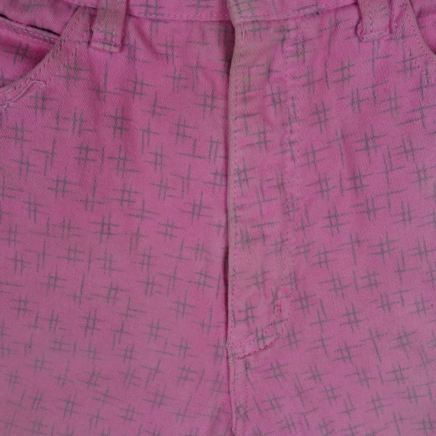 Guess VINTAGE GUESS Jeans Womens 30 Pink High Rise Tapered Made USA 80s Cross Slim Ankle Pockets Size 30" / US 8 / IT 44 - 6 Thumbnail