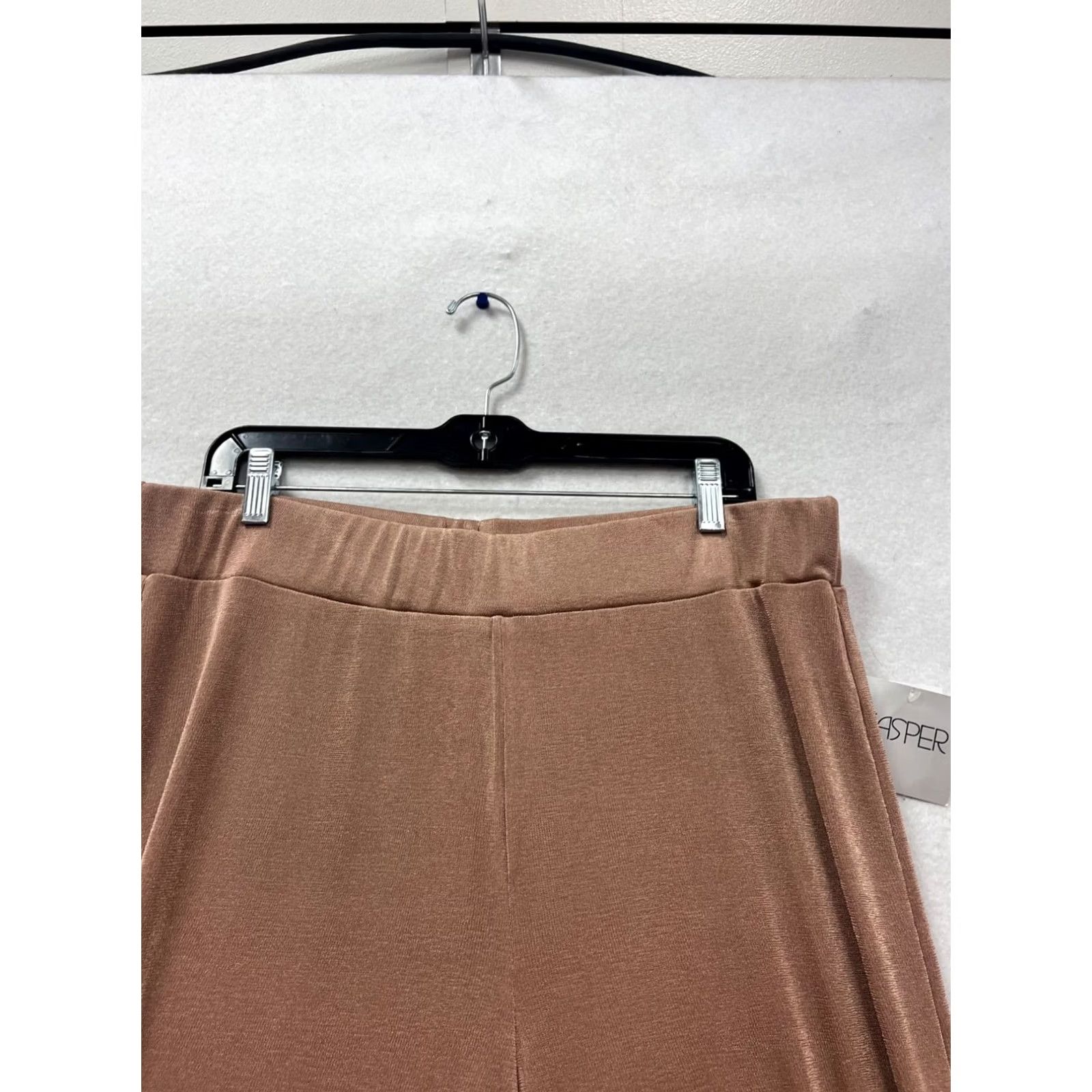 Esprit Esprit Dress Pants Wide-Leg L Brown Womens Pants Large Regular Polyester Elastane Satin All Season Tags Attached Uniform Dress Pants Women Mens? Size 36" / US 14 / IT 50 - 5 Thumbnail