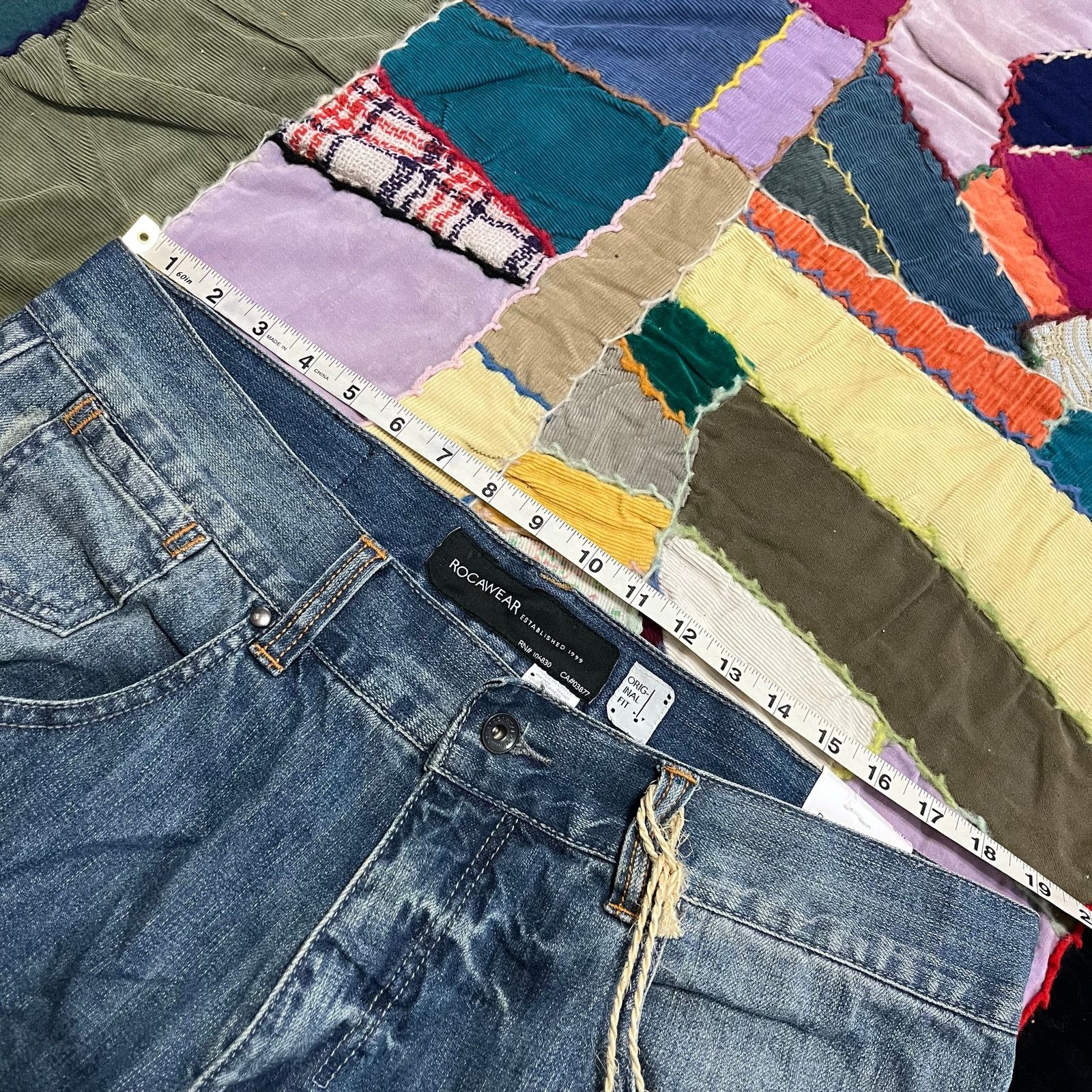 Rocawear Rocawear Y2K Baggy Skater Big Pocket Acid Washed Jeans 38x34 Size US 38 / EU 54 - 7 Thumbnail