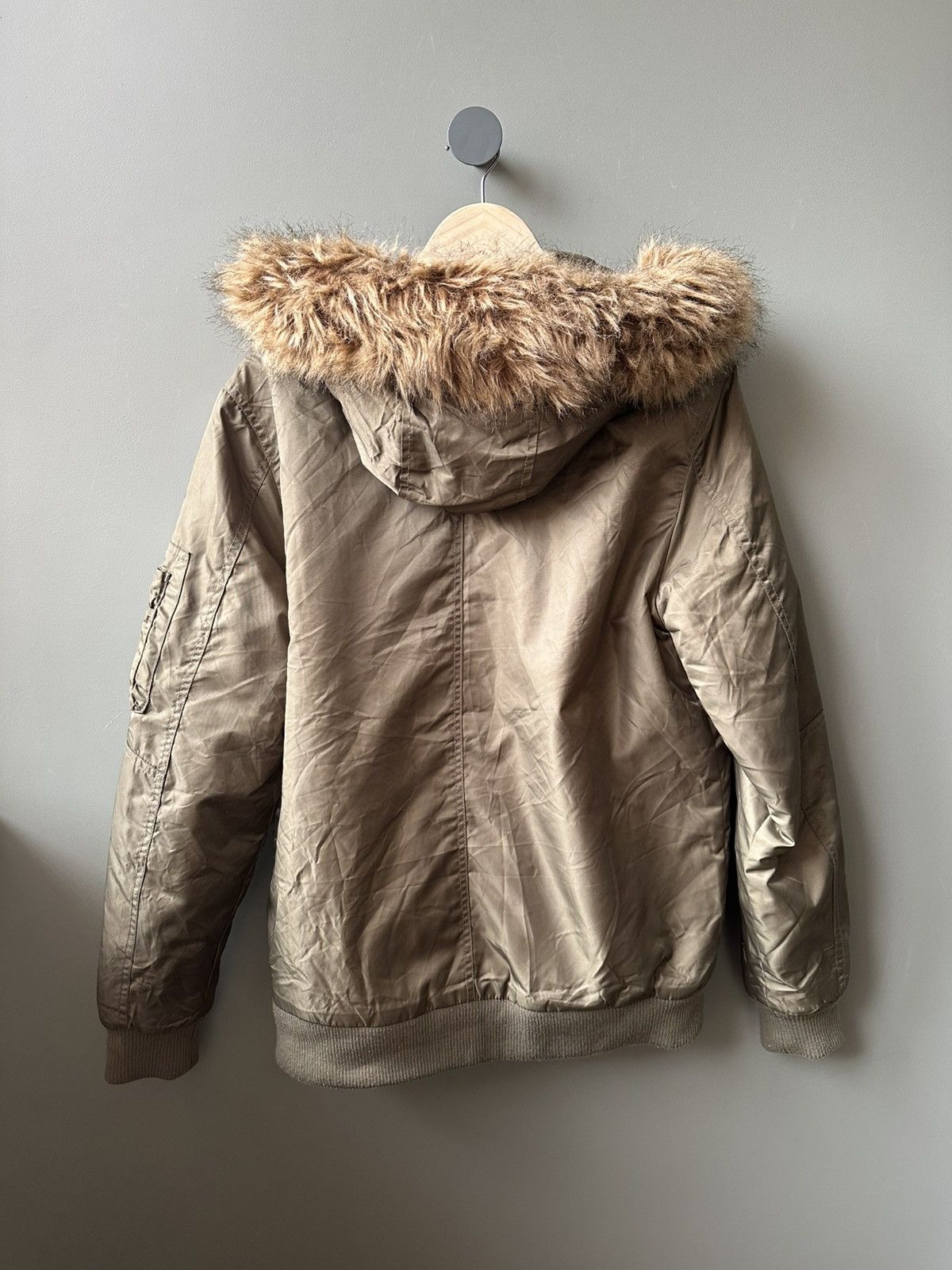 Other Poolman Bomber Faux Fur Nylon Jacket Size US S / EU 44-46 / 1 - 5 Thumbnail