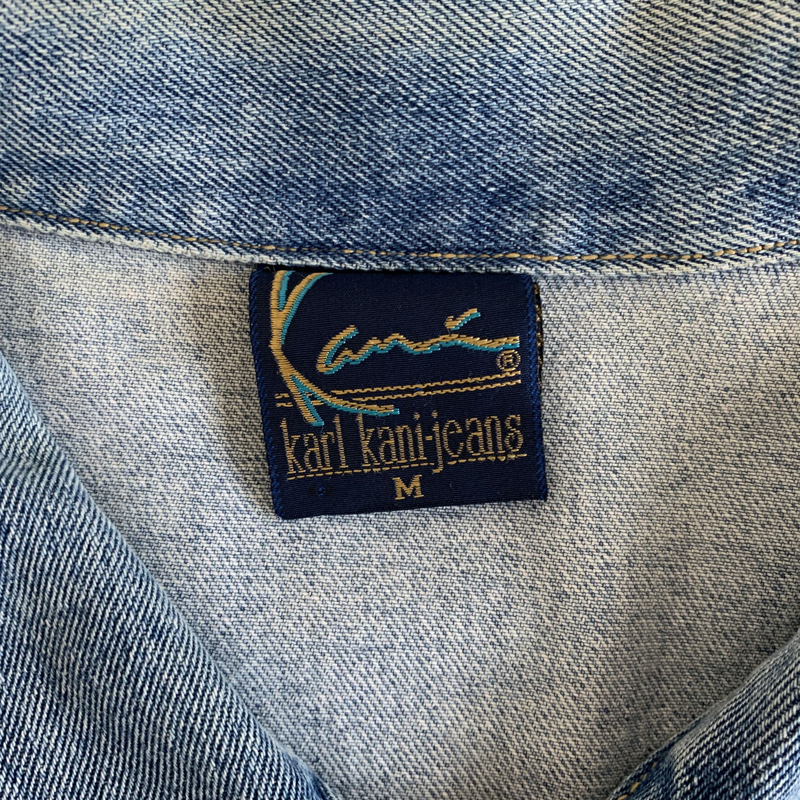 Karl Kani Vintage 90s KARL KANI Jacket Jeans Denim 2pac Tupac Hip Hop Size US M / EU 48-50 / 2 - 7 Thumbnail