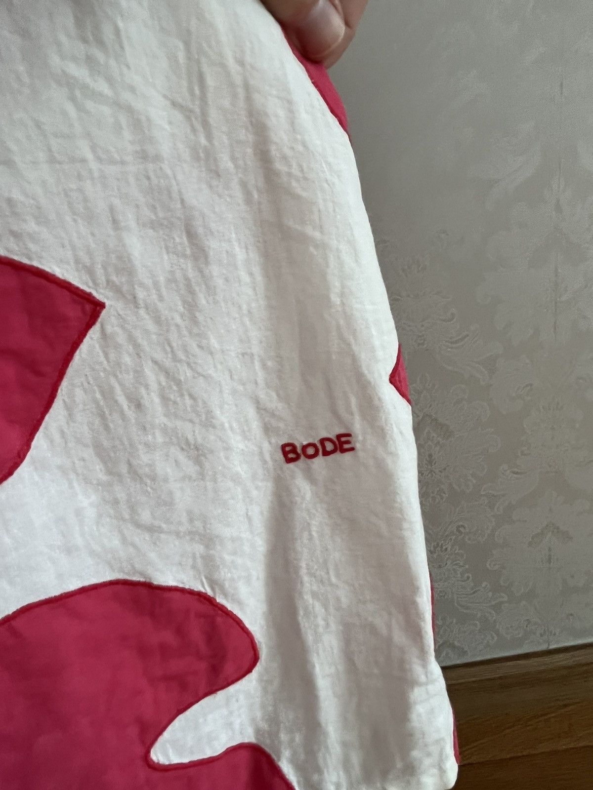 Bode Red and White stitched Bode shirt Size US S / EU 44-46 / 1 - 6 Thumbnail